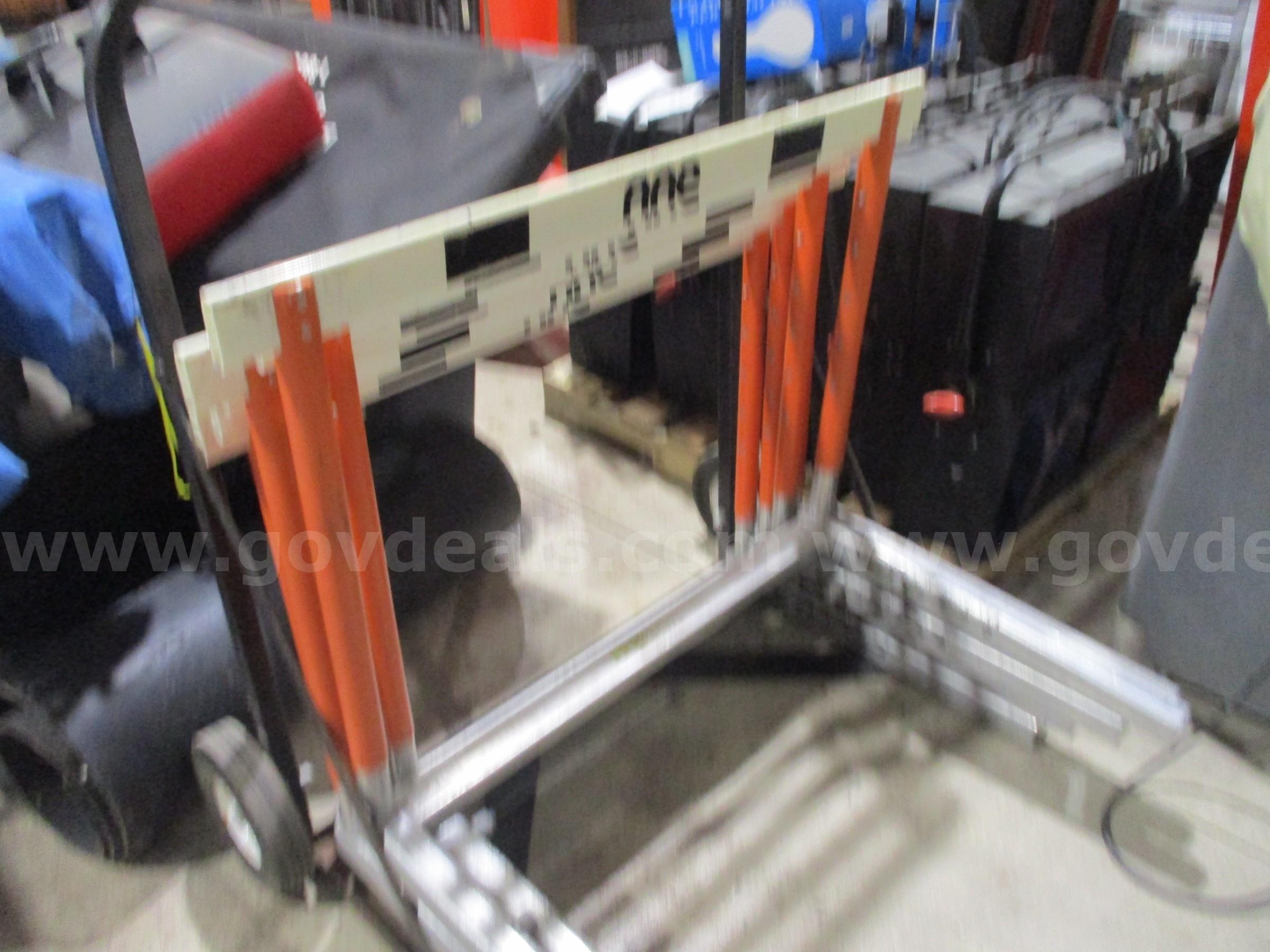 Track & Field Hurdles with Storage/Transport Cart (Approx. 5 Hurdles)   Government Surplus Auction - Photo #2