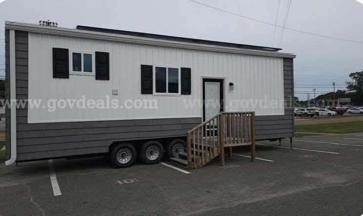 Solar Powered Tiny Home - 32' Triple-Axle Trailer ***RESERVE LOWERED****   Government Surplus Auction - Primary Photo