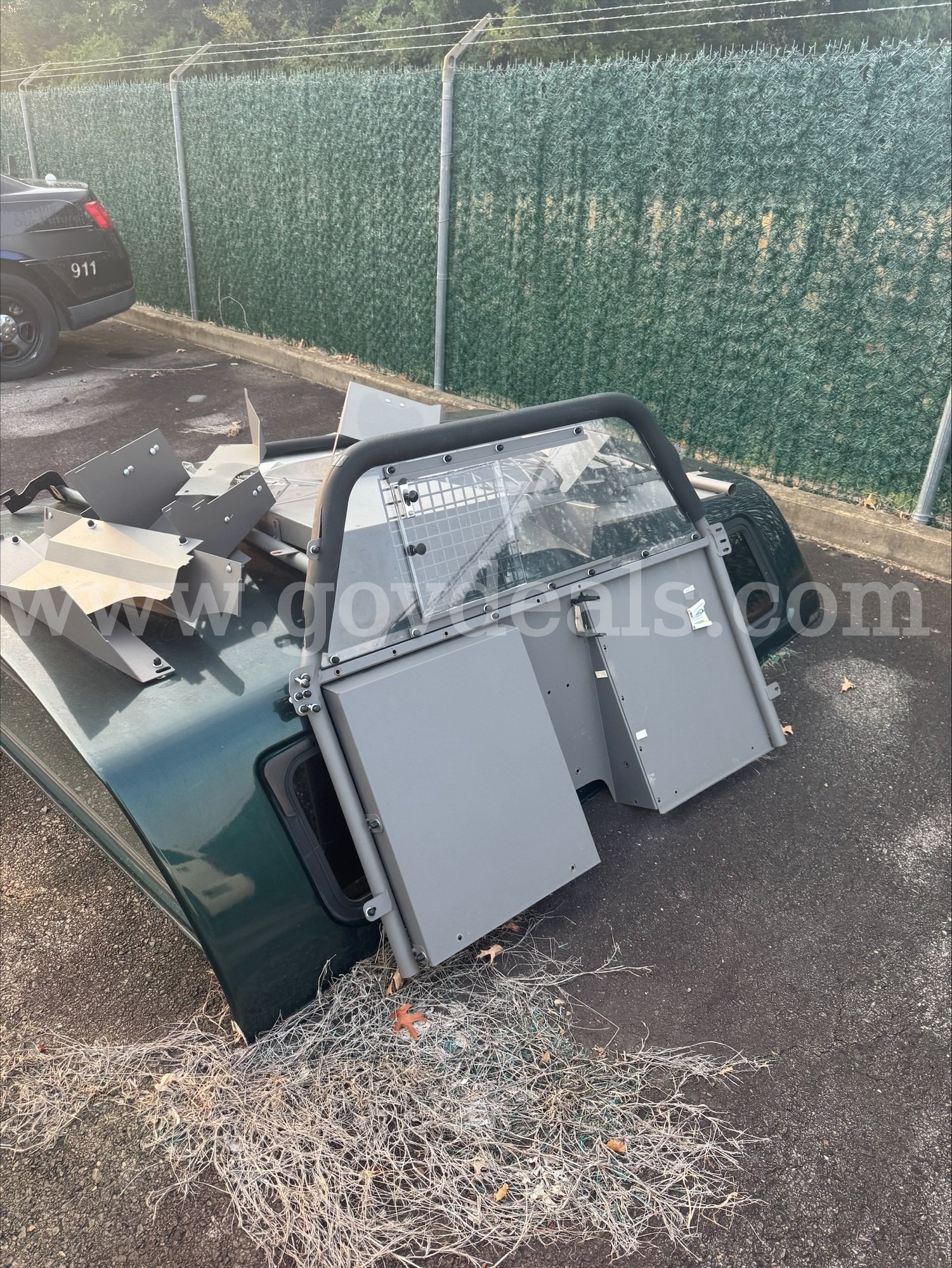 Cage for Law Enforcement Vehicle