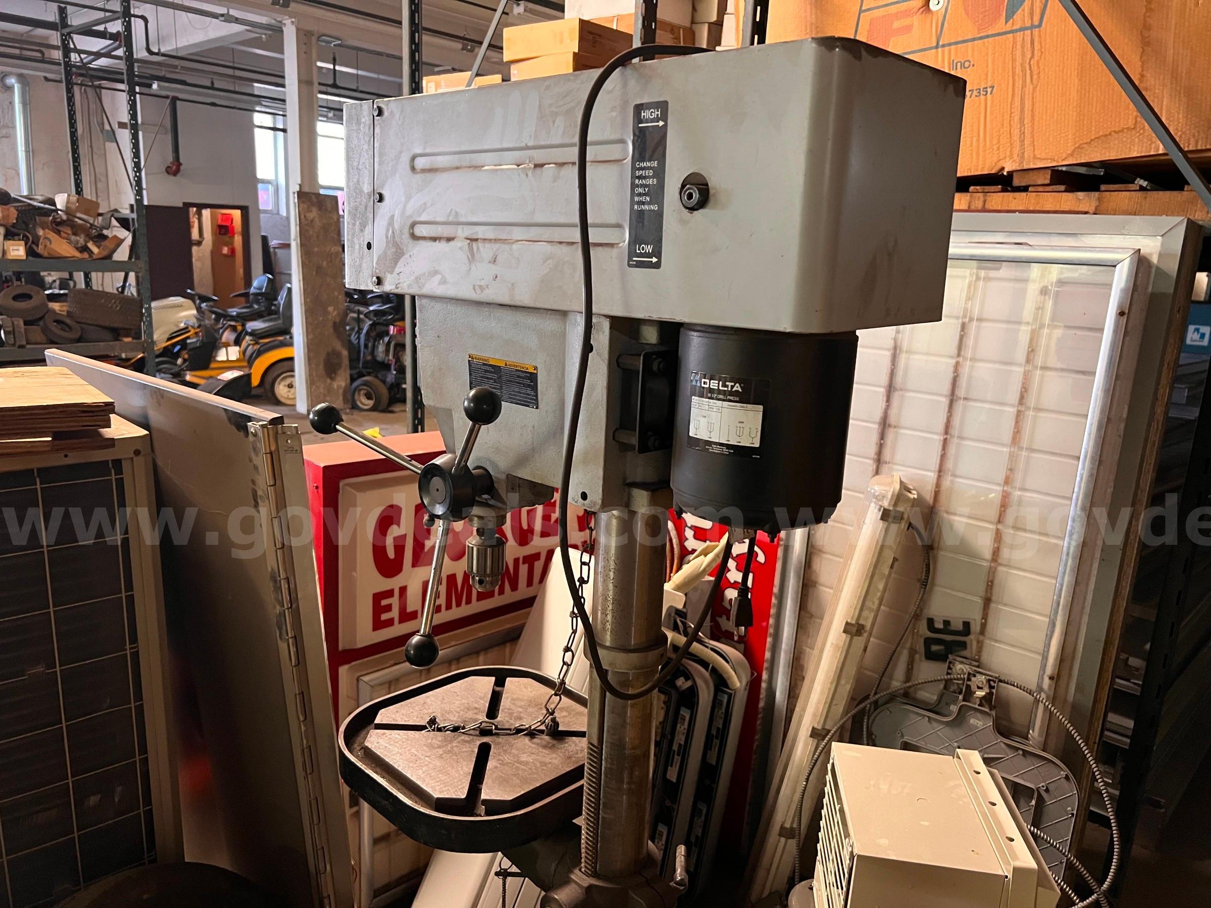 Delta Drill Press   Government Surplus Auction - Photo #2