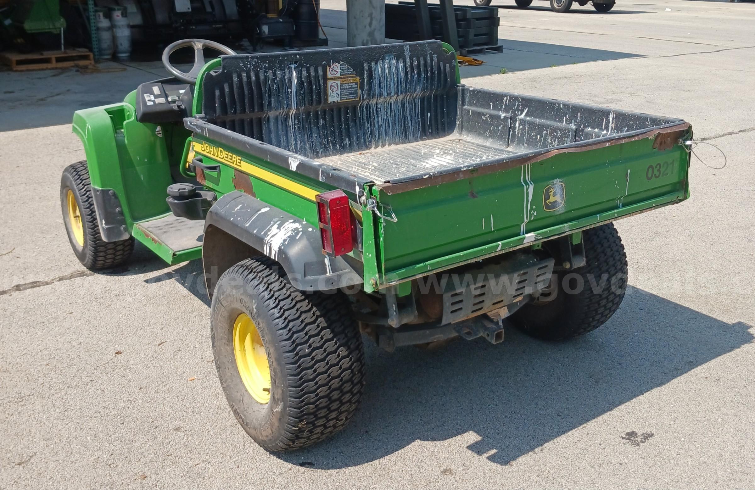 2008 John Deere Gasoline Turf TX Gator John Deere TX Gator Government Surplus Auction - Photo #4