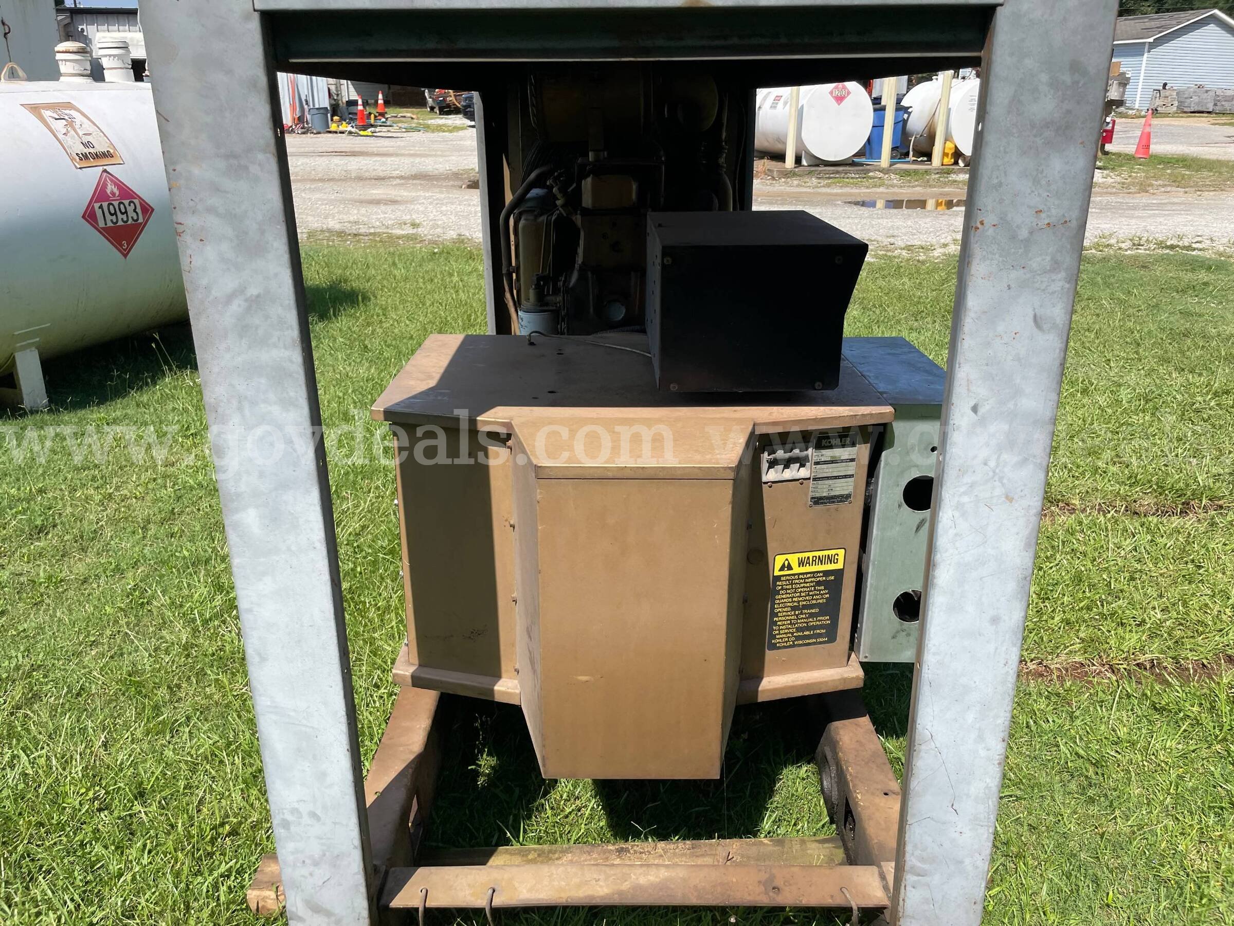Kohler 90KW 3-Phase Generator Kohler 100R0Z01 Government Surplus Auction - Photo #3