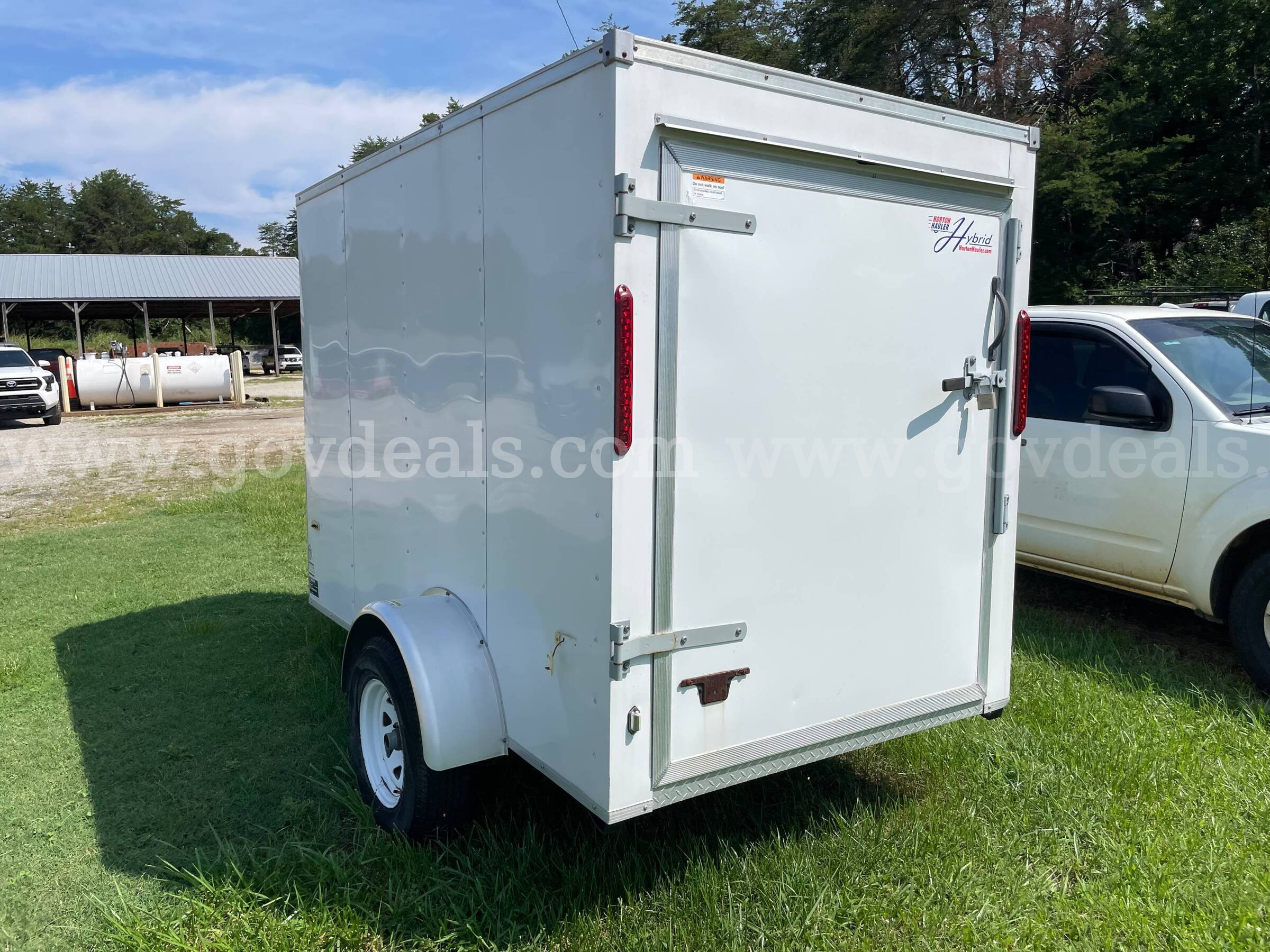 2008 Horton Vans 5'x8' Enclosed Trailer Horton Vans Inc HY58SA Government Surplus Auction - Photo #2