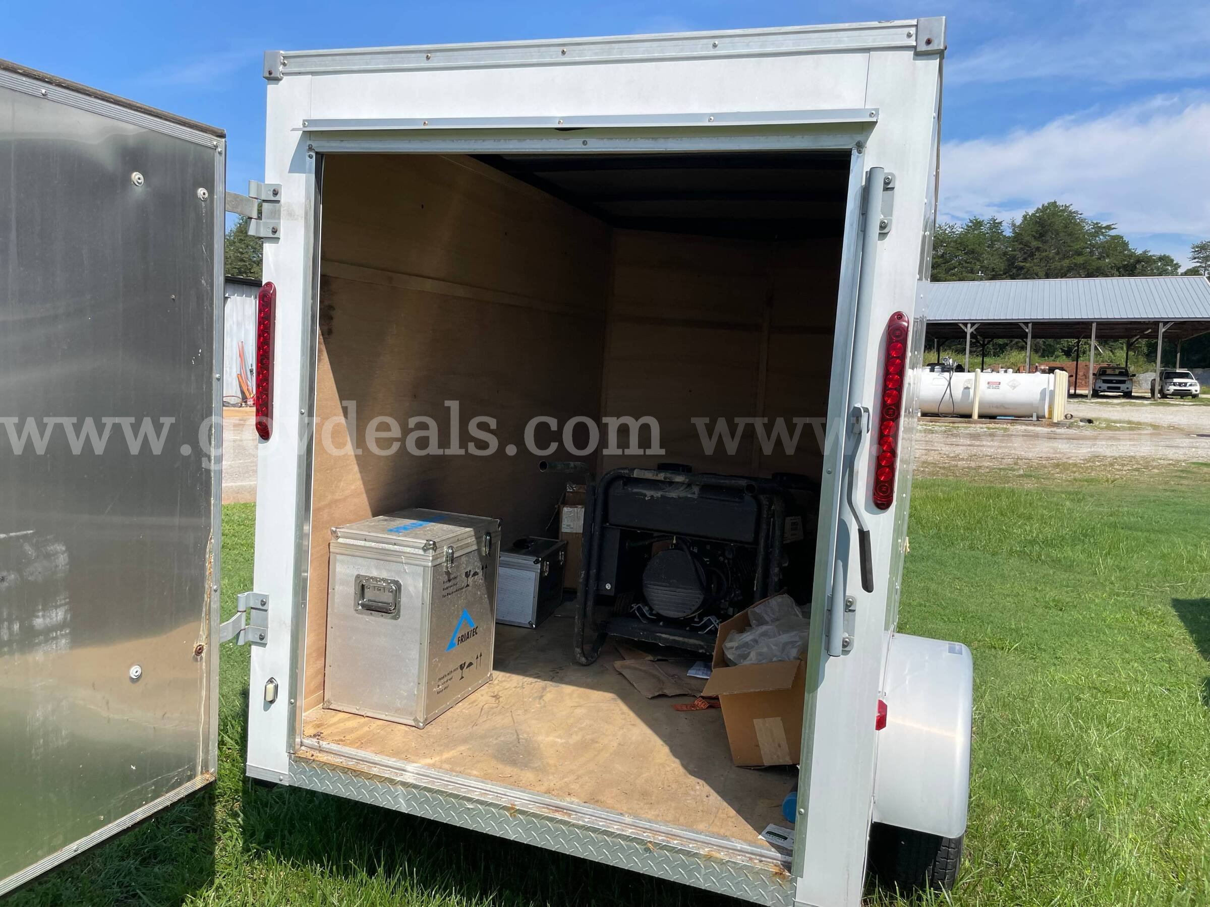 2008 Horton Vans 5'x8' Enclosed Trailer Horton Vans Inc HY58SA Government Surplus Auction - Photo #4