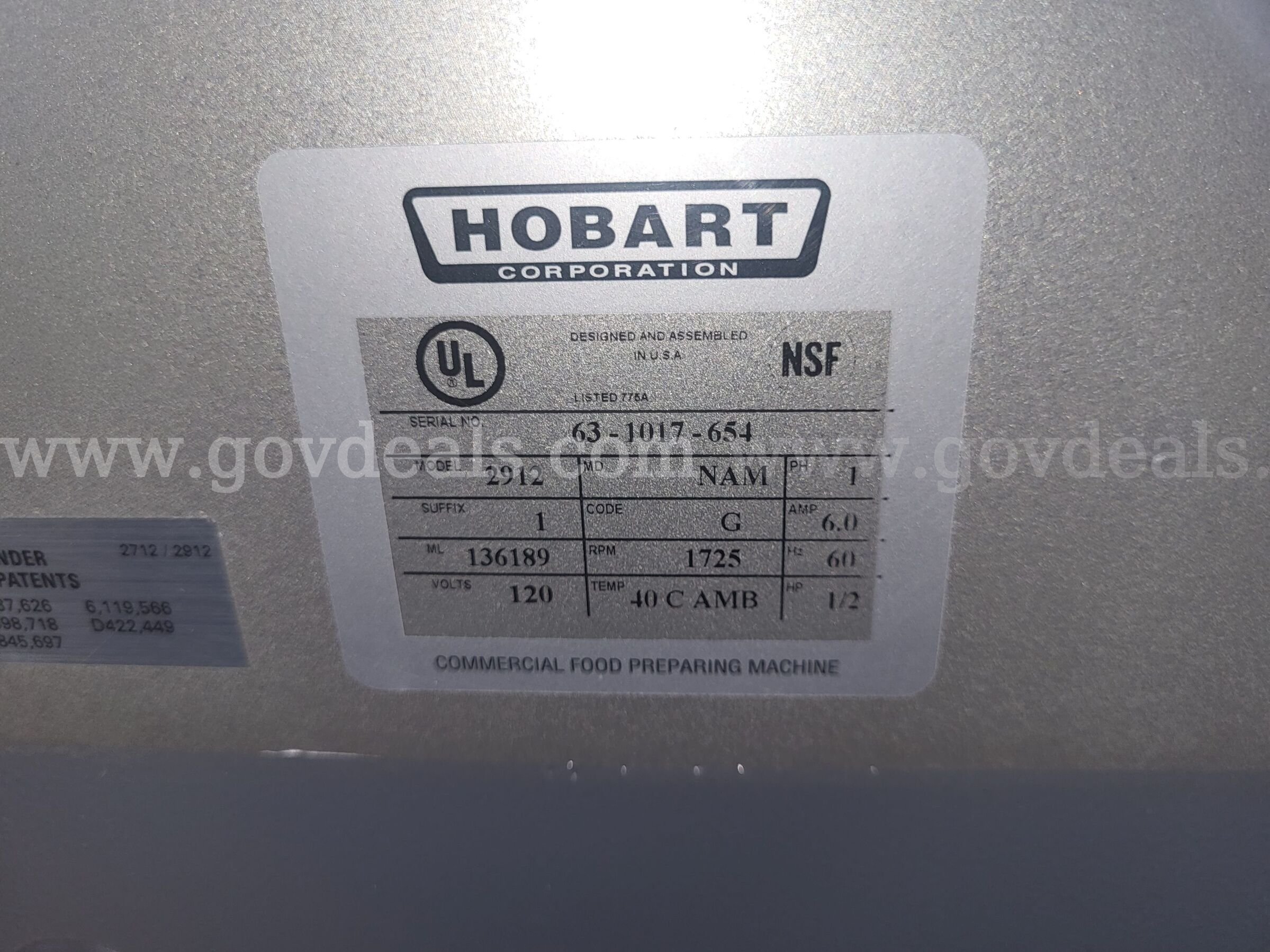 Slicer Hobart 2912 Government Surplus Auction - Photo #4