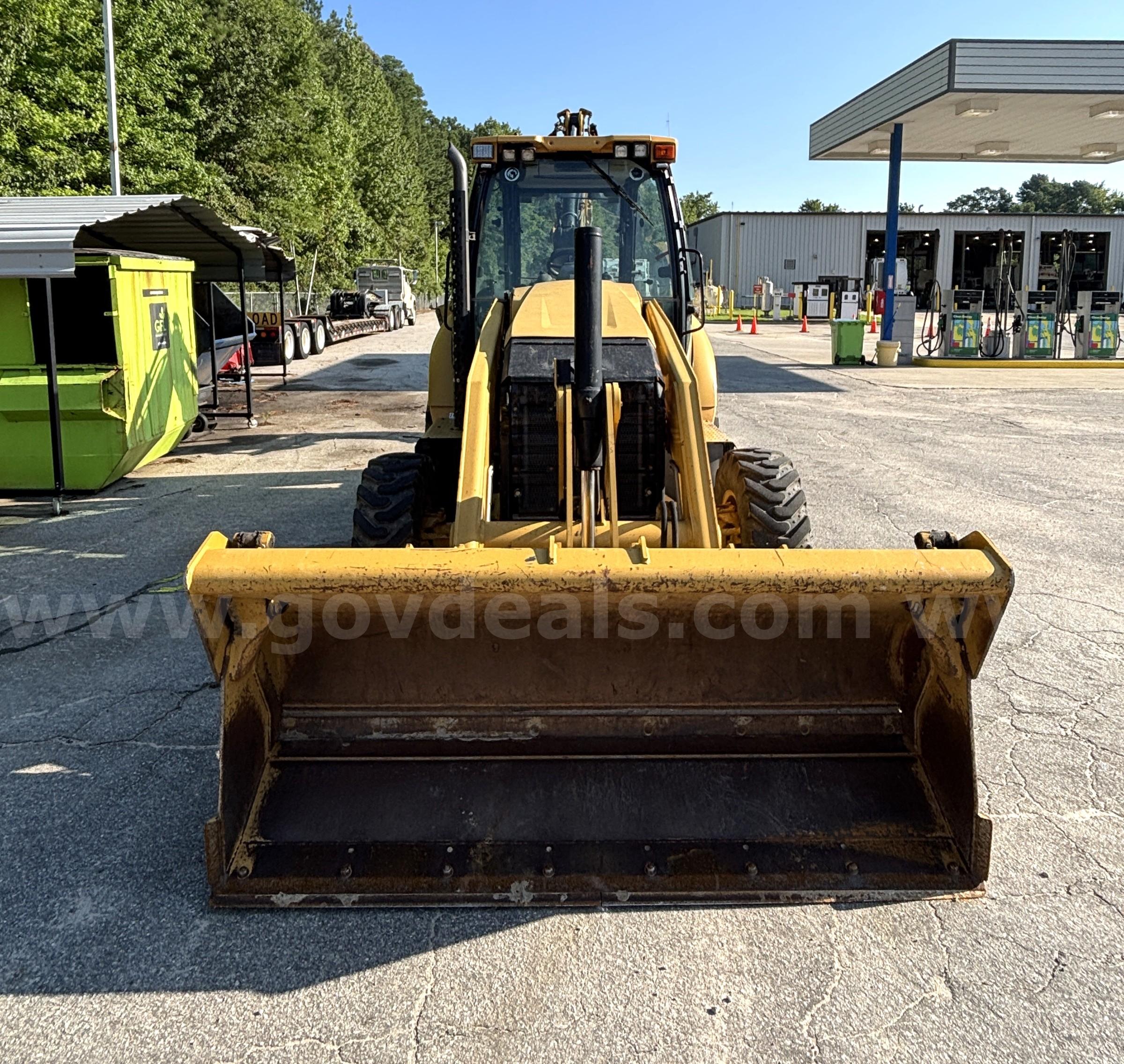2013 Caterpillar 416F, 4WD Front-end Bucket Loader with Backhoe and Thumb Caterpillar 416F Government Surplus Auction - Photo #3