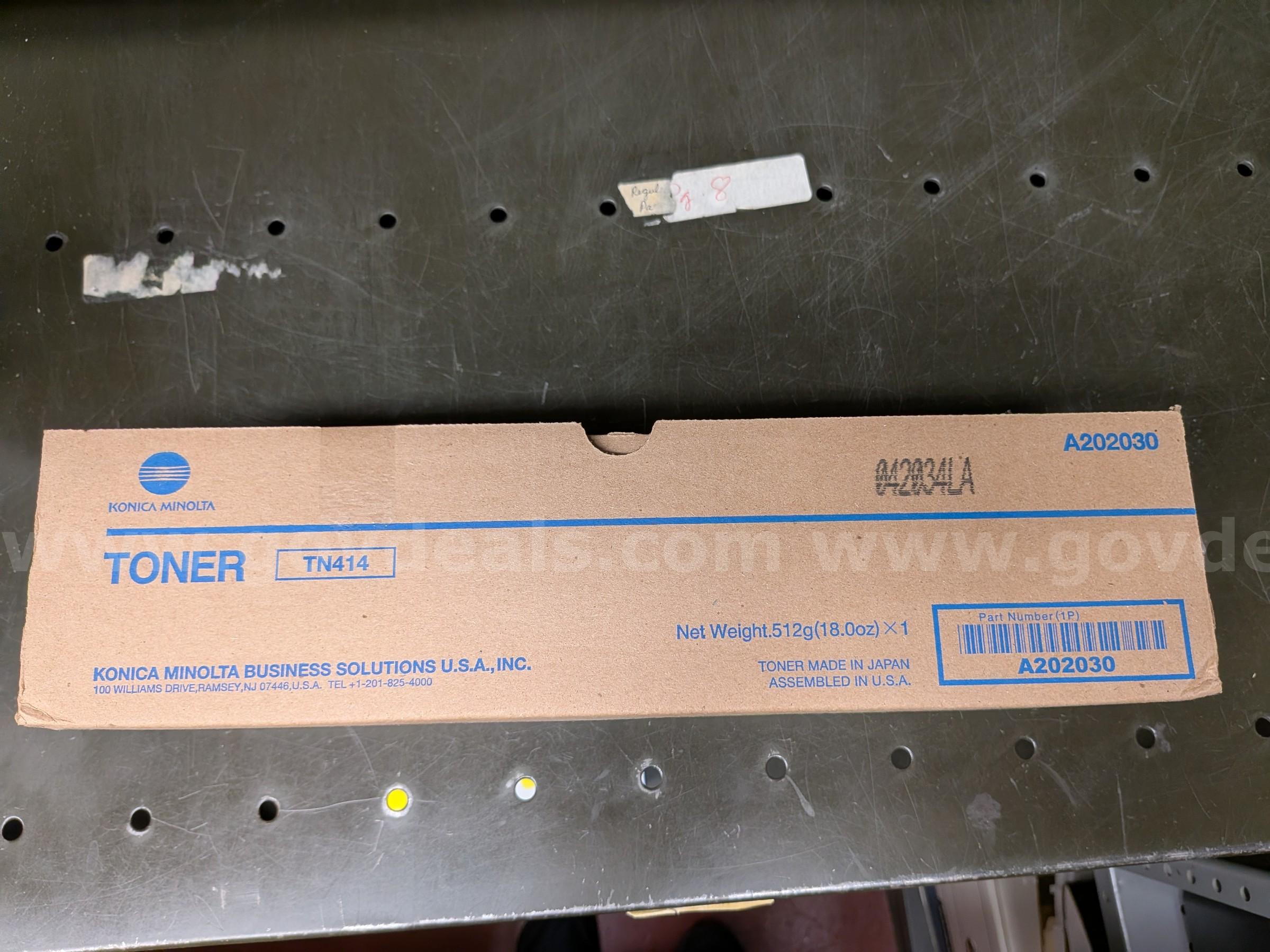 Konica Toner   Government Surplus Auction - Primary Photo
