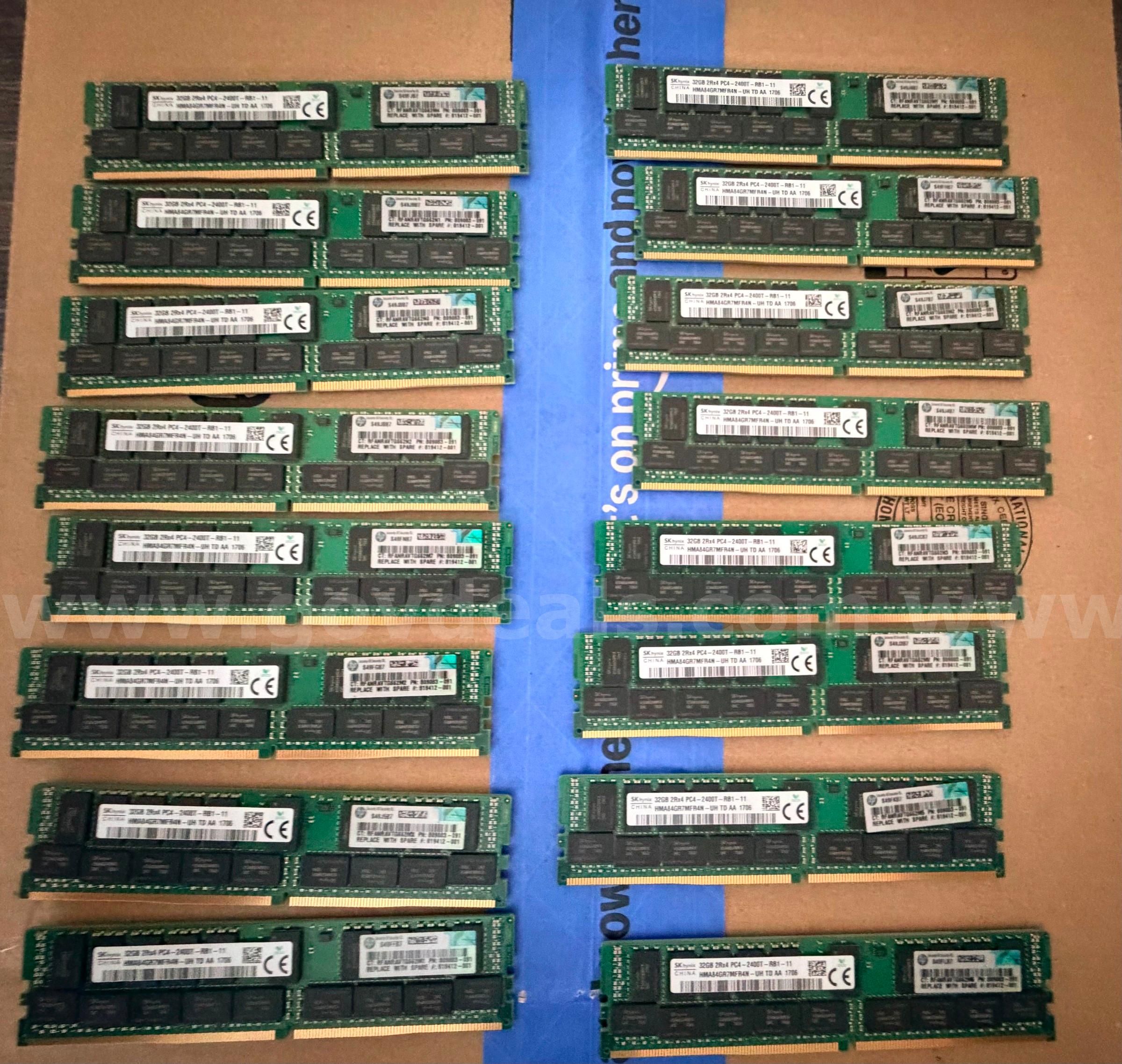 512GB SK Hynix Server RAM SK Hynix 512GB Government Surplus Auction - Primary Photo