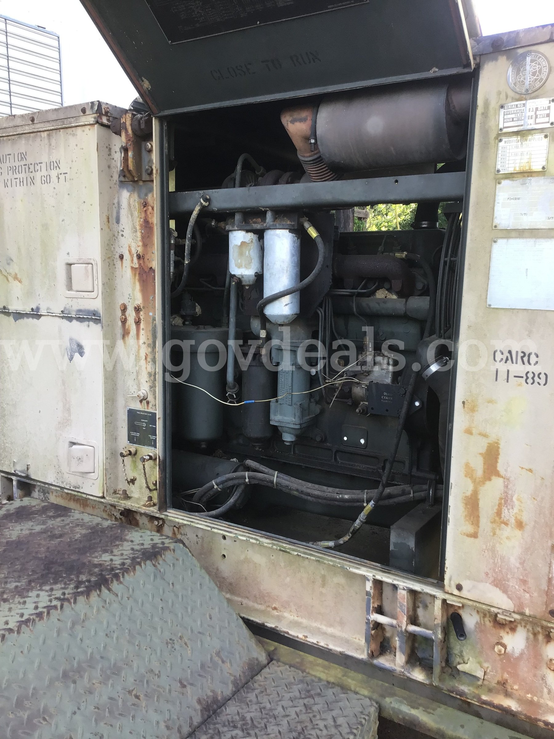 Military Generator with Allis-Chalmers Engine