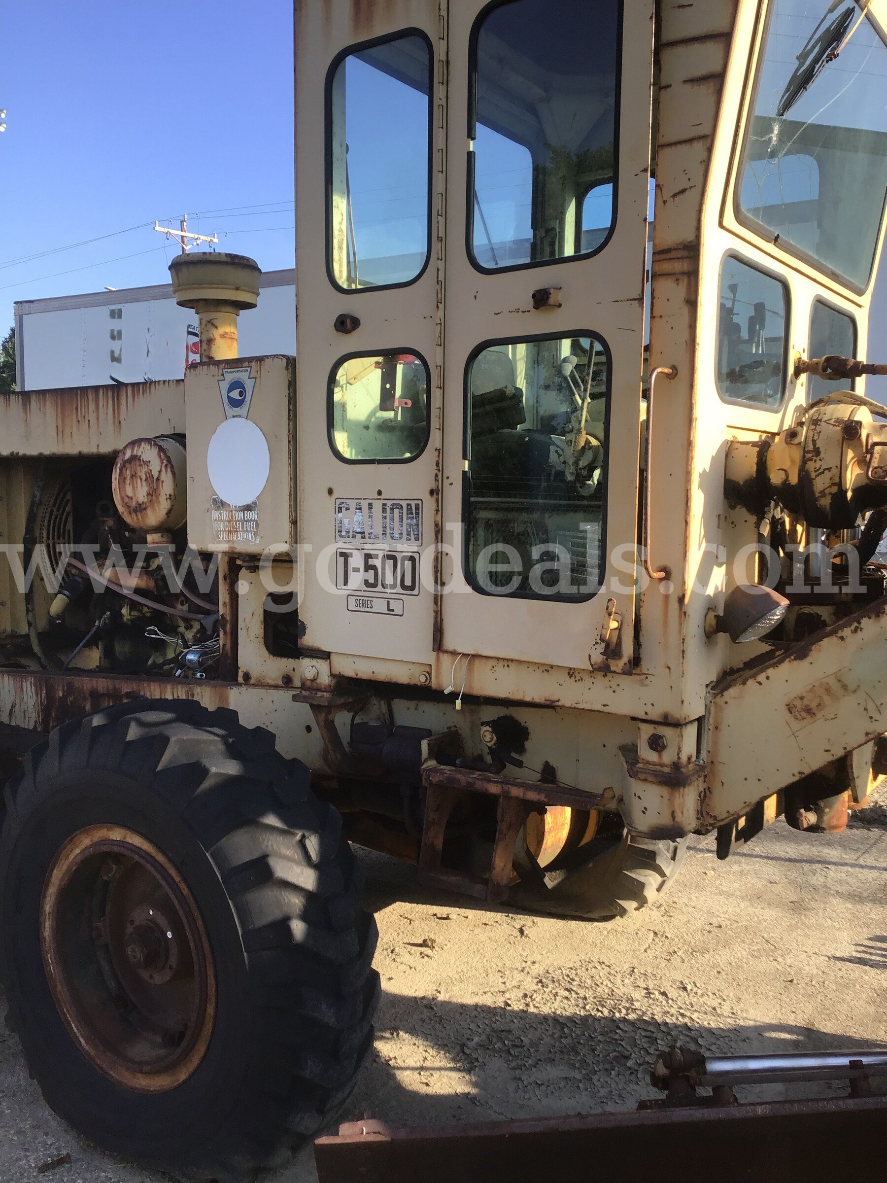 Galion Motor Grader Galion T500L Government Surplus Auction - Photo #2