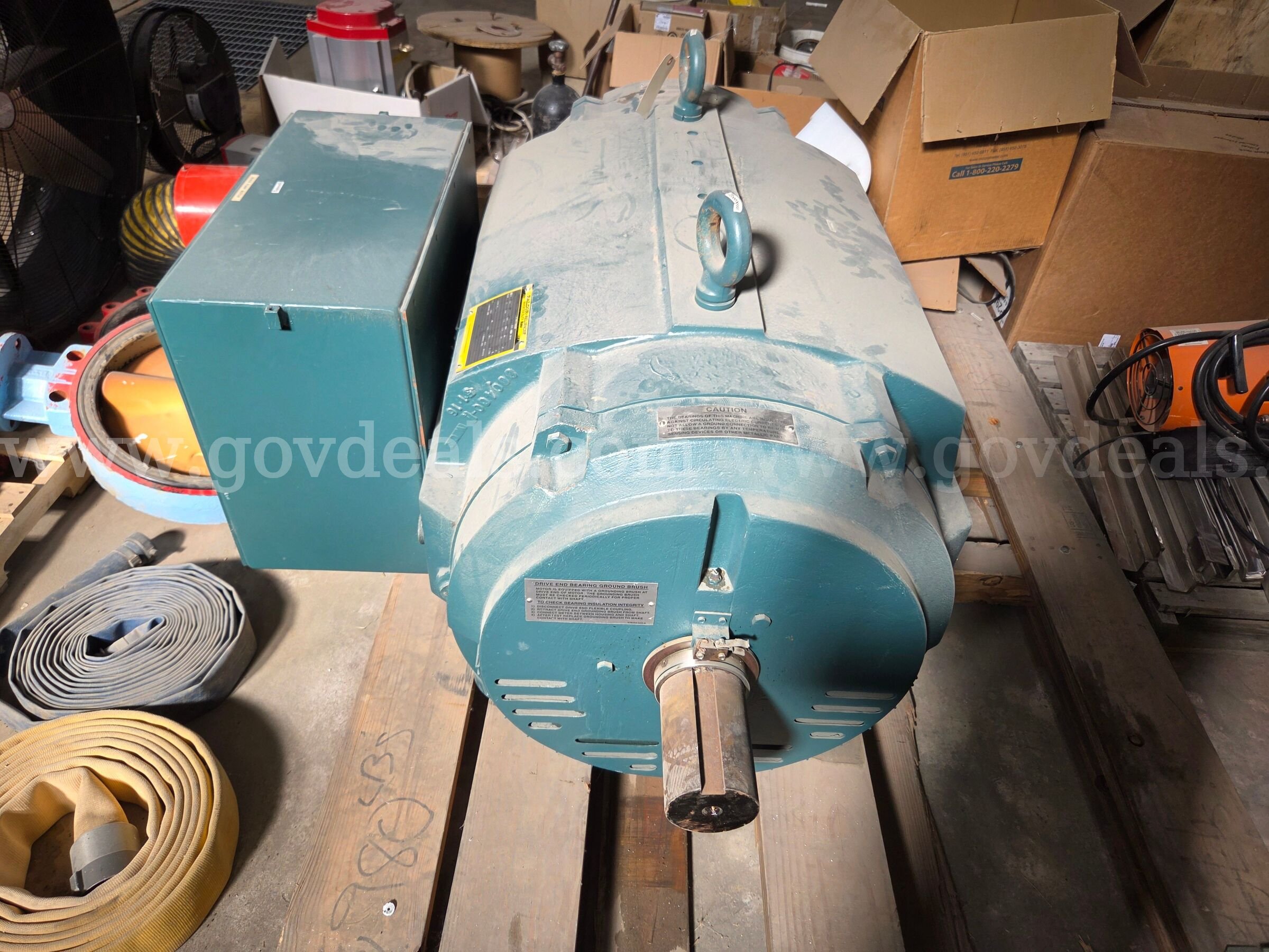 Baldor-Reliance 500 HP Inverter Duty AC Motor – 460V – 3 Phase – 1777 RPM Baldor 500 Government Surplus Auction - Photo #2