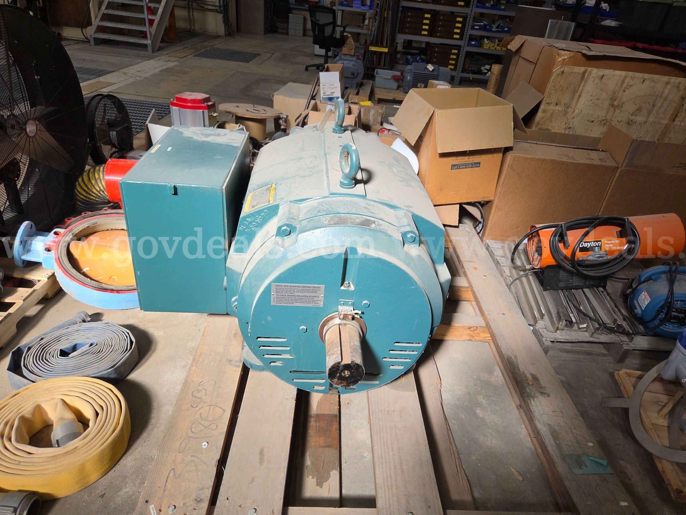 Baldor-Reliance 500 HP Inverter Duty AC Motor – 460V – 3 Phase – 1777 RPM Baldor 500 Government Surplus Auction - Photo #3