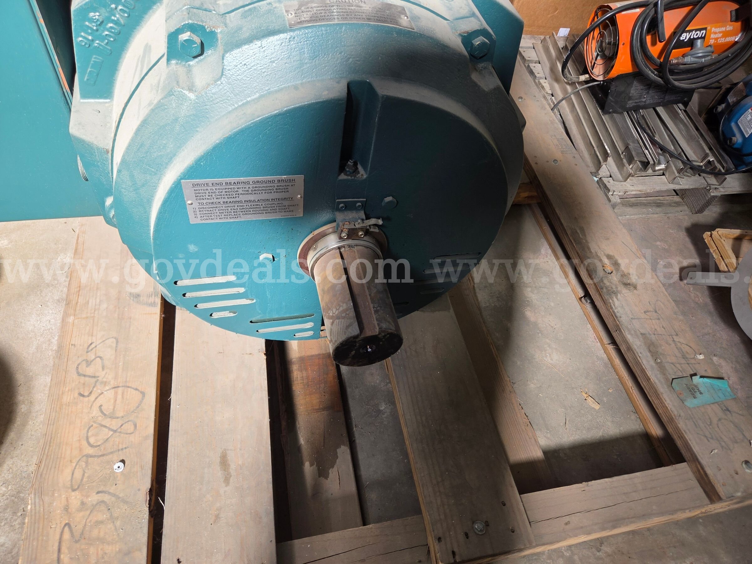 Baldor-Reliance 500 HP Inverter Duty AC Motor – 460V – 3 Phase – 1777 RPM Baldor 500 Government Surplus Auction - Photo #5