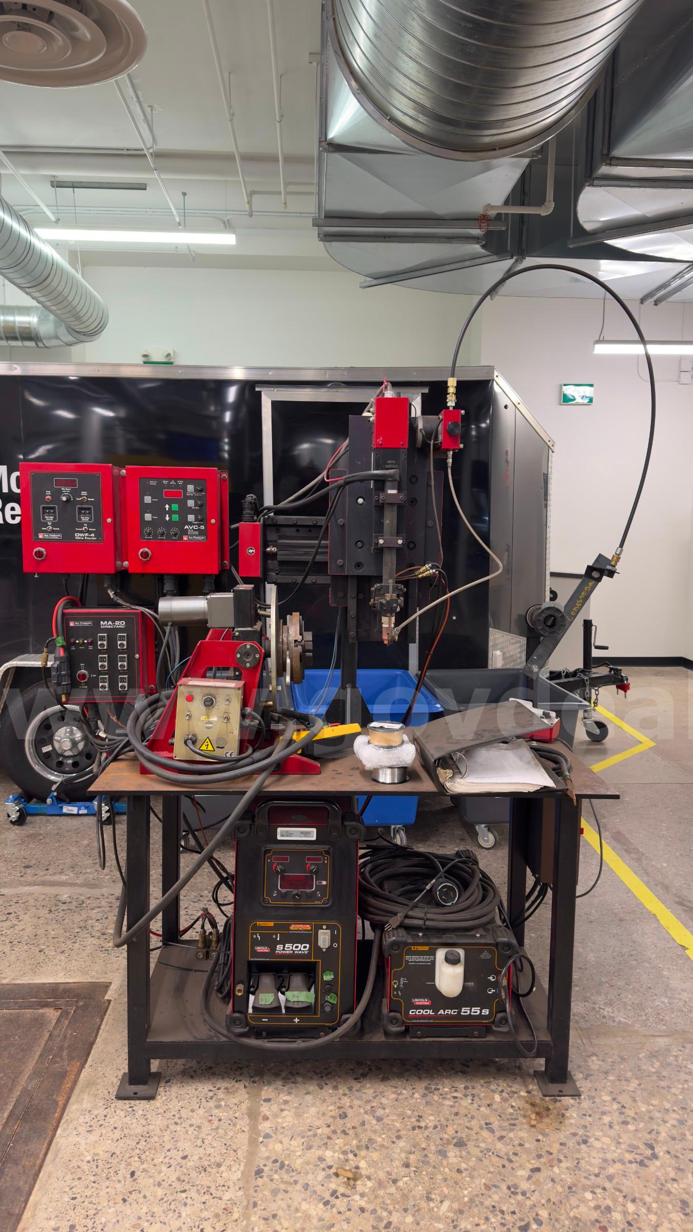Lincoln Electric Advanced Welding System Package -- Power Wave 350/500, GTAW Station, Water Cooler & Accessories
