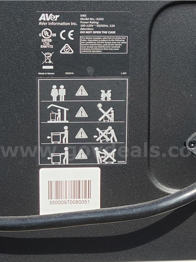 Aver Device Charger CT2 Aver Charger Government Surplus Auction - Photo #5