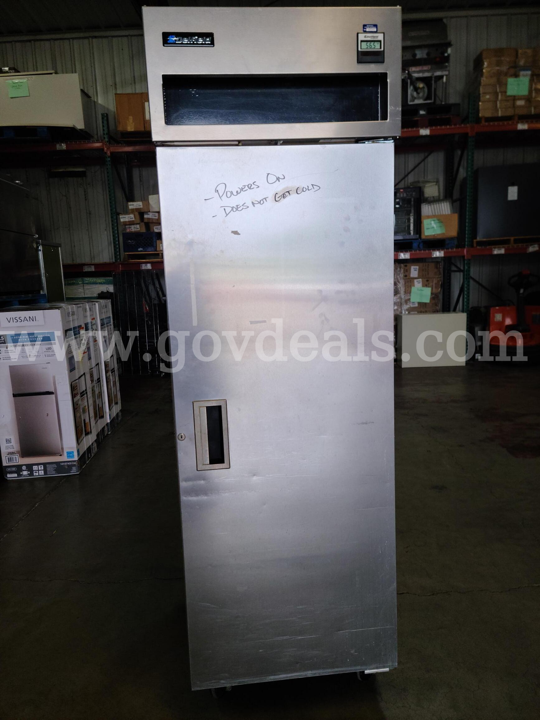 Delfield Refrigerator Delfield 6025-S Government Surplus Auction - Photo #2