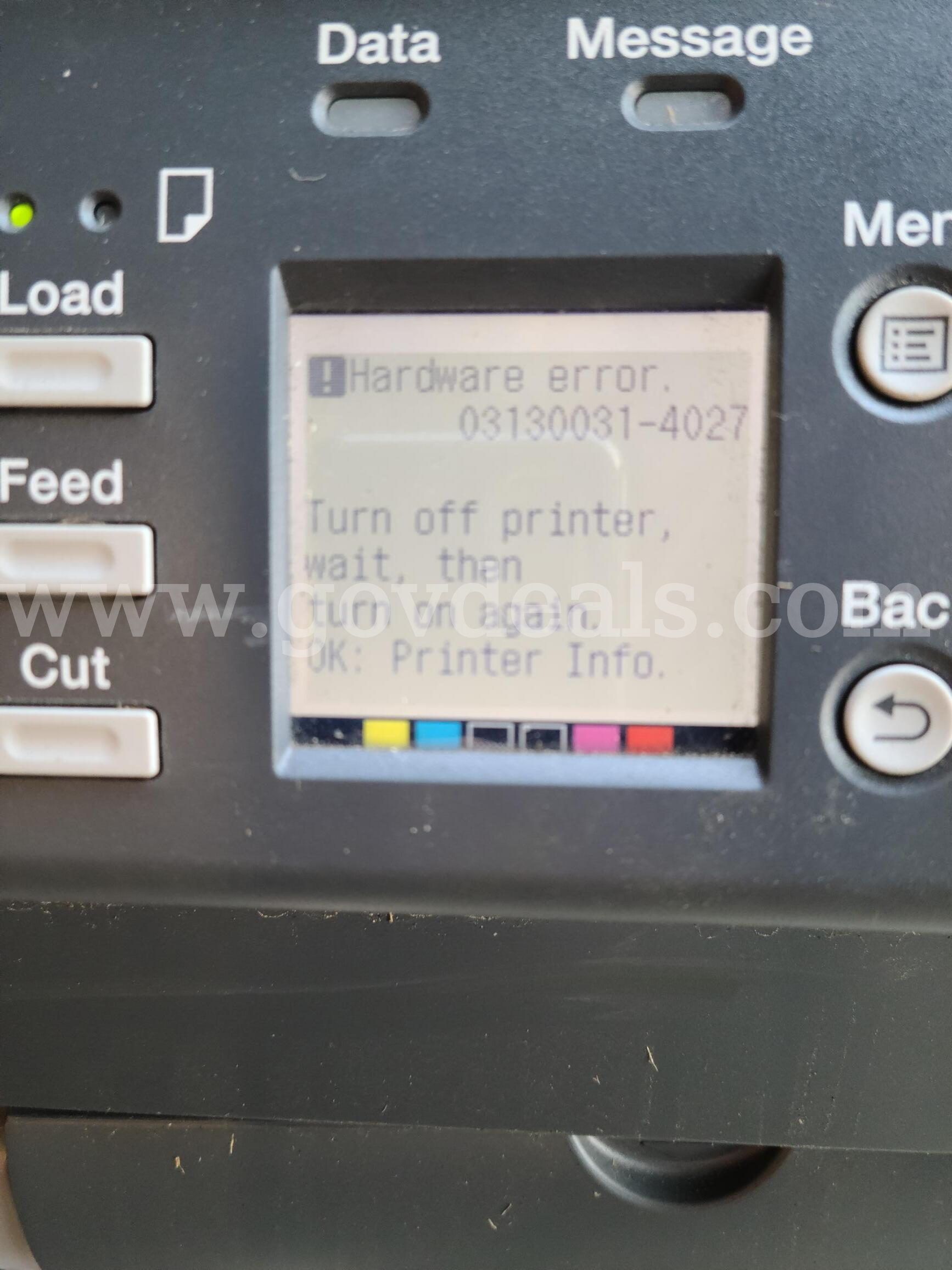 Cannon Large Printer Cannon IPF8400SE Government Surplus Auction - Photo #3
