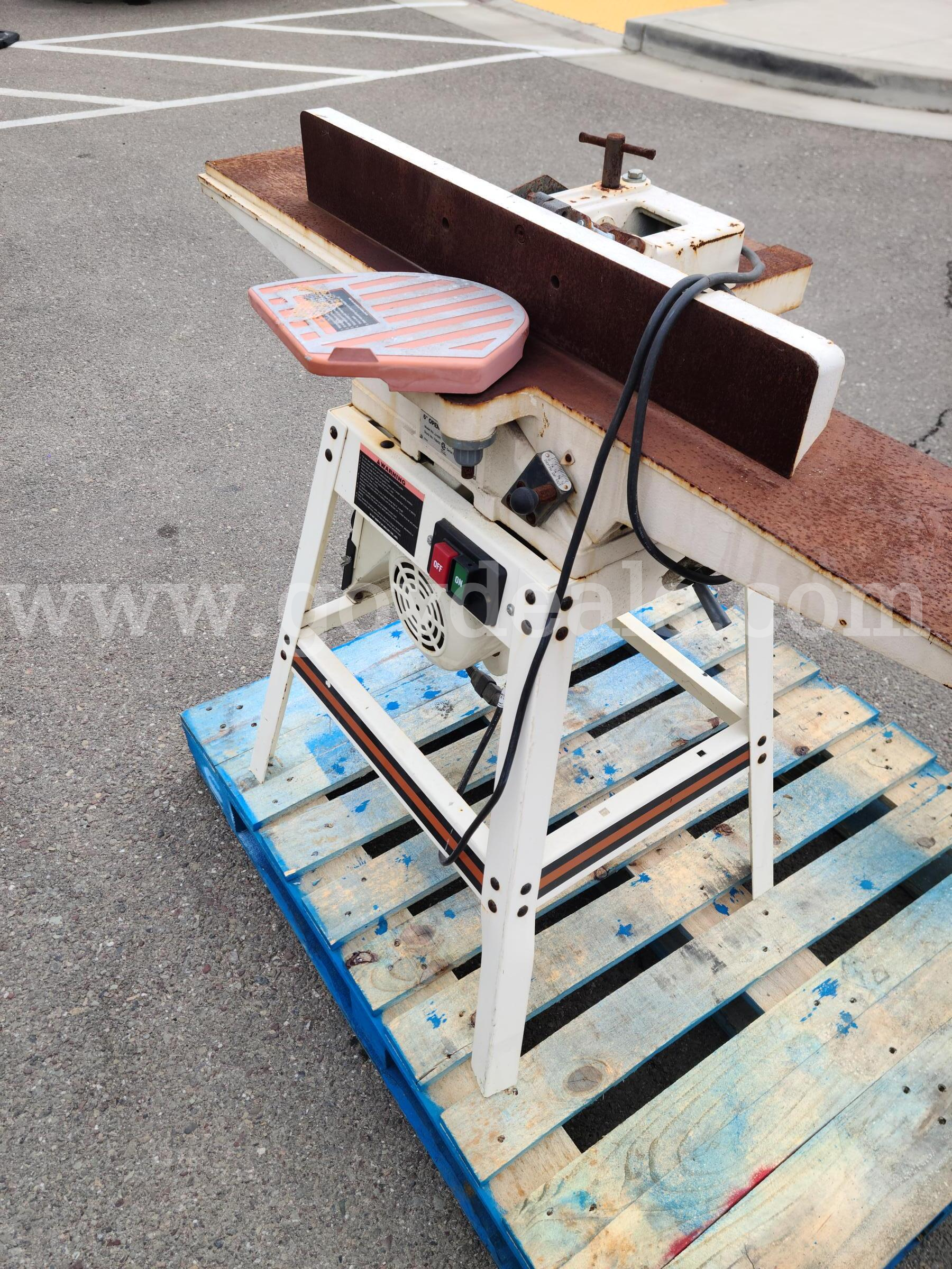 Jet 6in Open Stand Jointer
