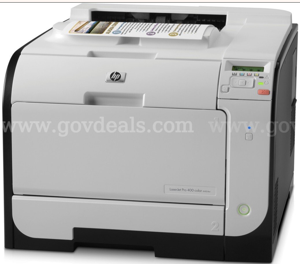 Asset ID #5501  #4  The HP LaserJet Pro 400 Color M451dn