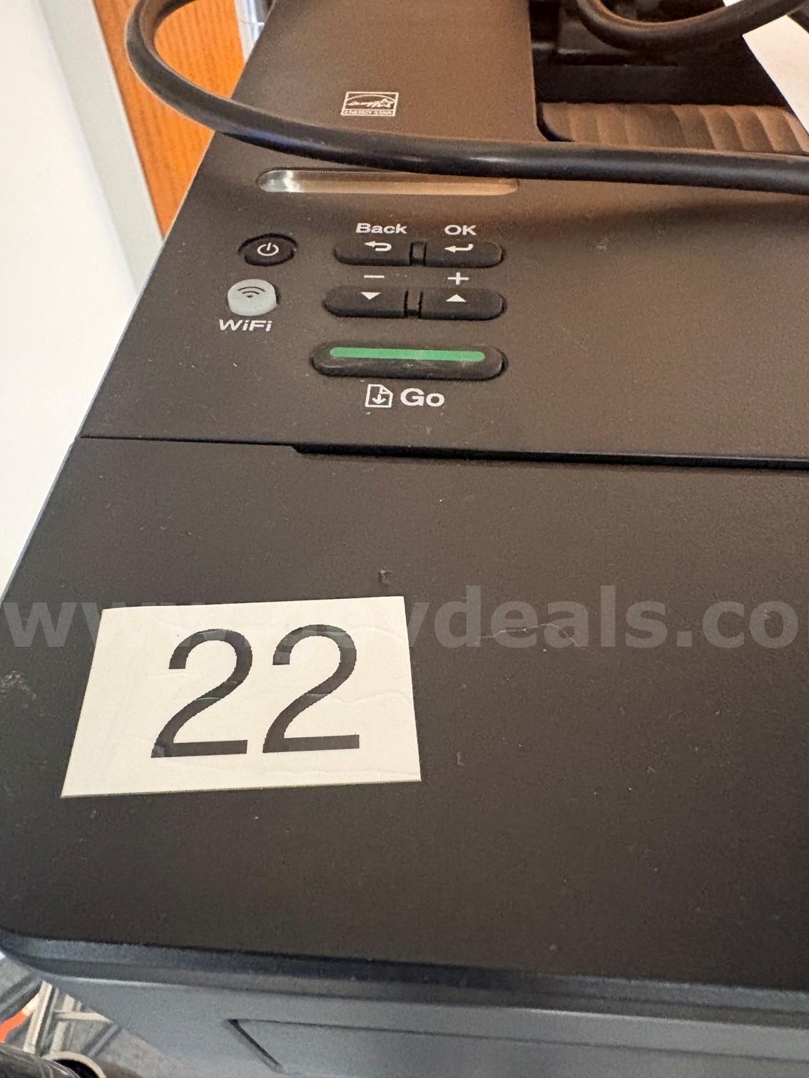 Asset ID #5503 # 22  The Brother HL-L2370DW is a fast, compact black-and-white laser printer designed for home or small
