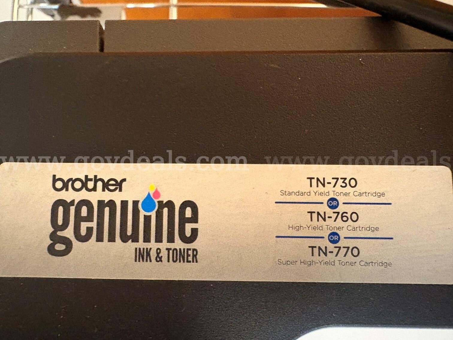 Asset ID #5509 # 21  The Brother HL-L2370DW is a fast, compact black-and-white laser printer designed for home or small  5509 Government Surplus Auction - Photo #3