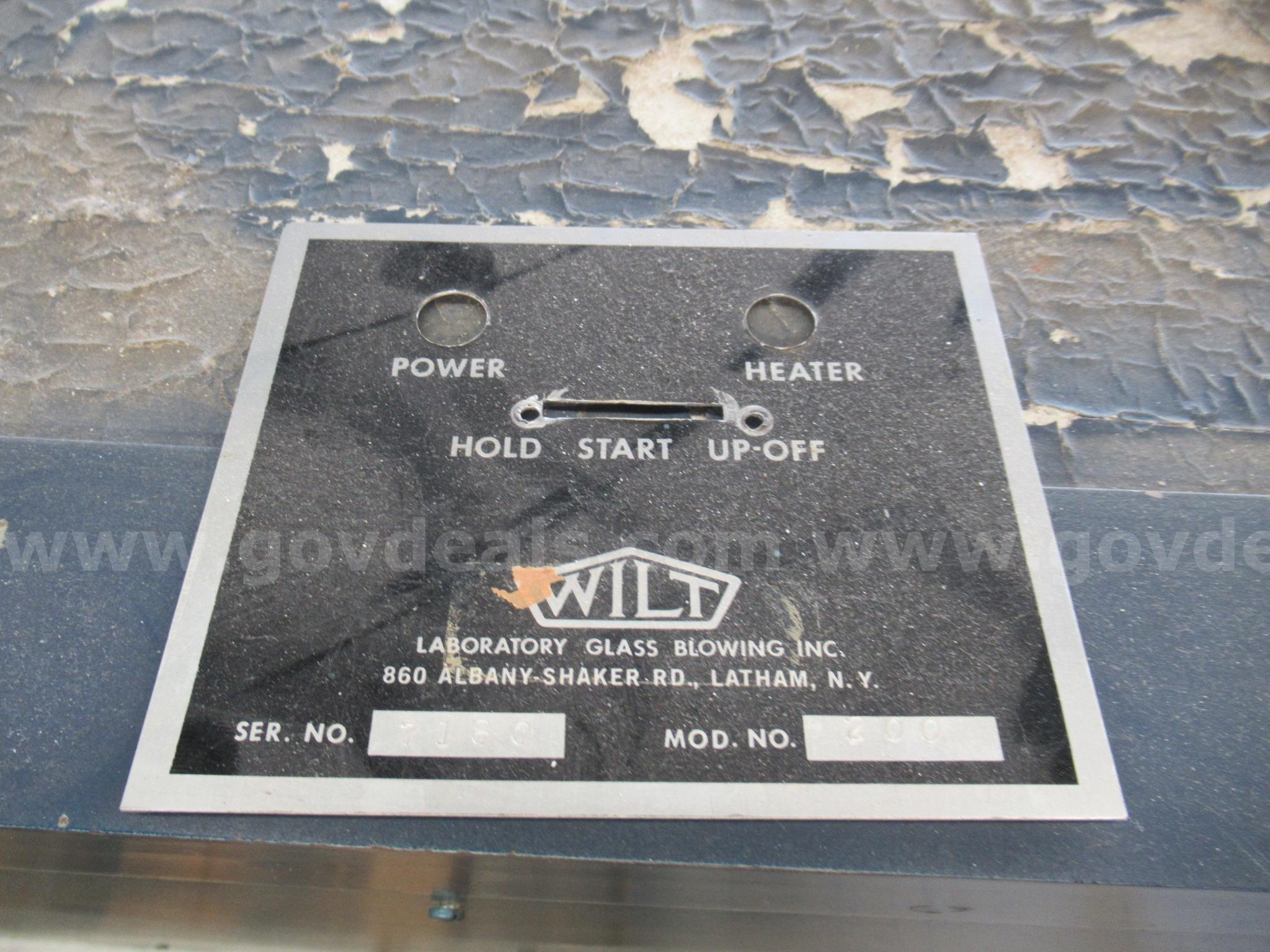Wilt Laboratory Glass Annealing Oven BROCK UNIVERSITY 200 Government Surplus Auction - Photo #6