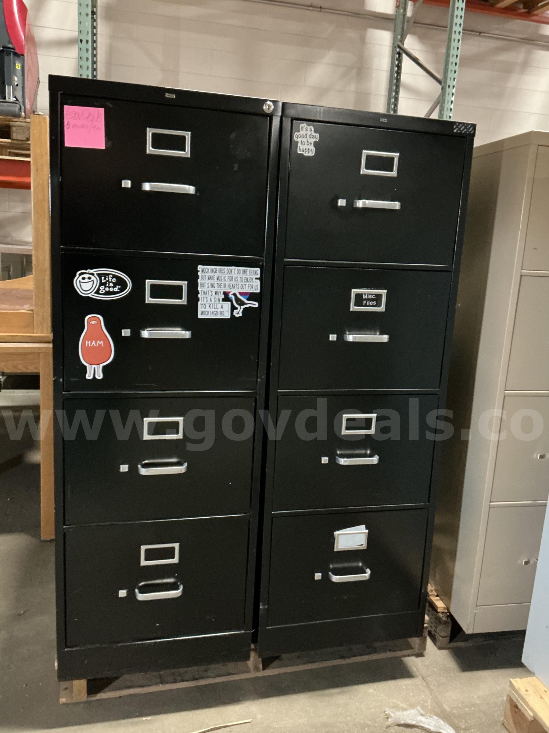 File Cabinets - Lot of 4   Government Surplus Auction - Photo #2