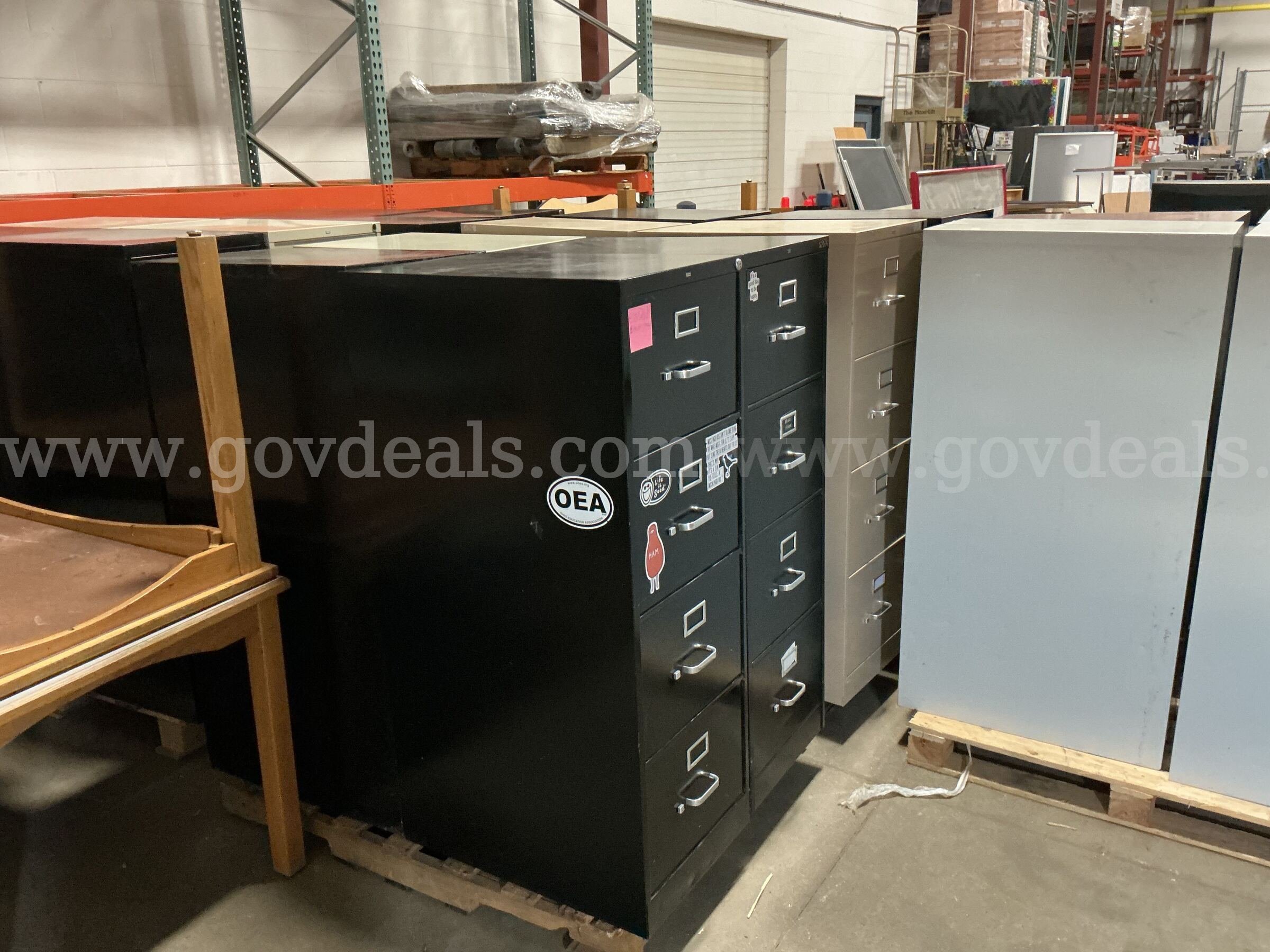 File Cabinets - Lot of 4   Government Surplus Auction - Primary Photo