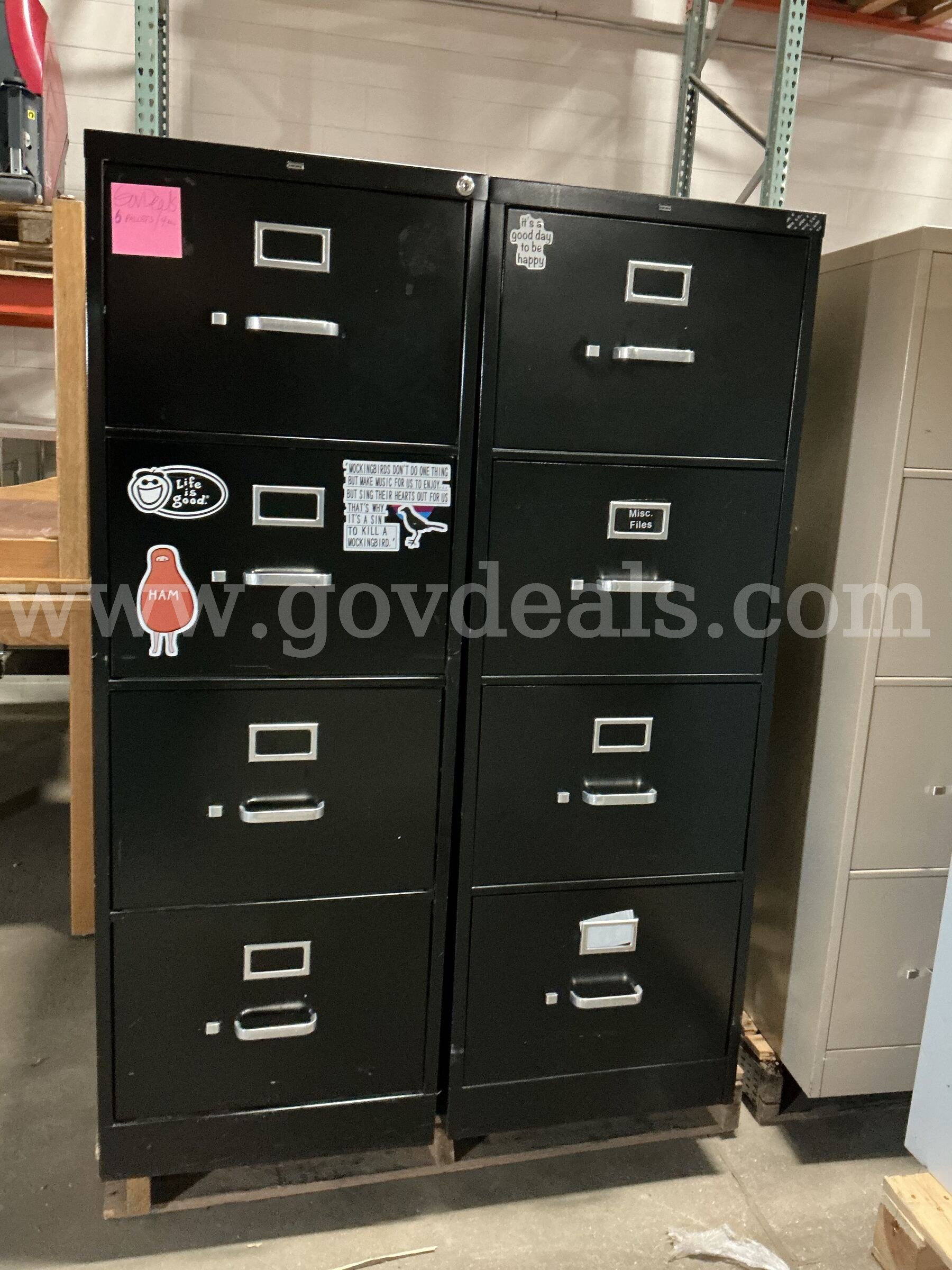File Cabinets - Lot of 4   Government Surplus Auction - Photo #2