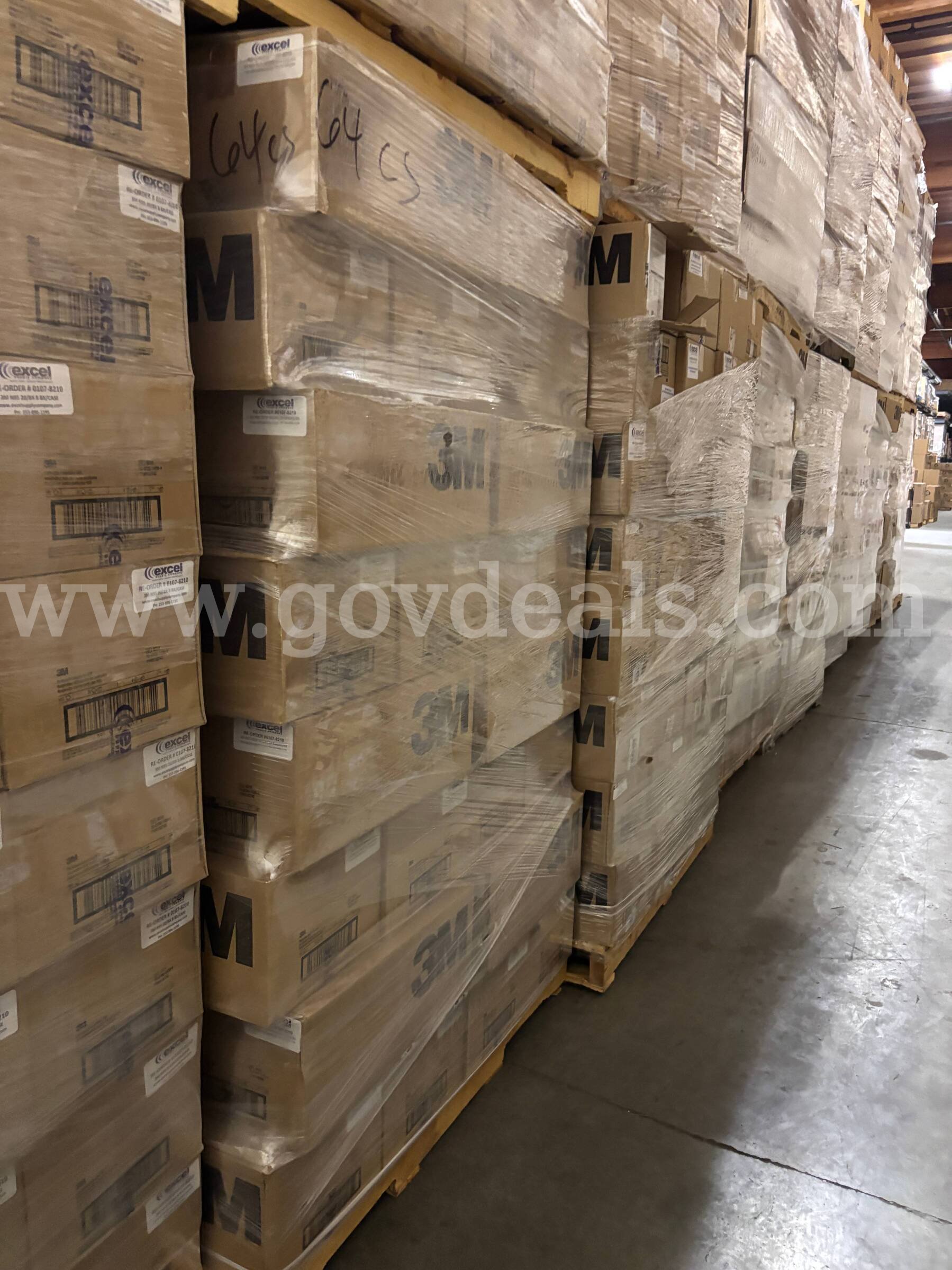 Lot of Excel 3M-N95 Masks   Government Surplus Auction - Primary Photo