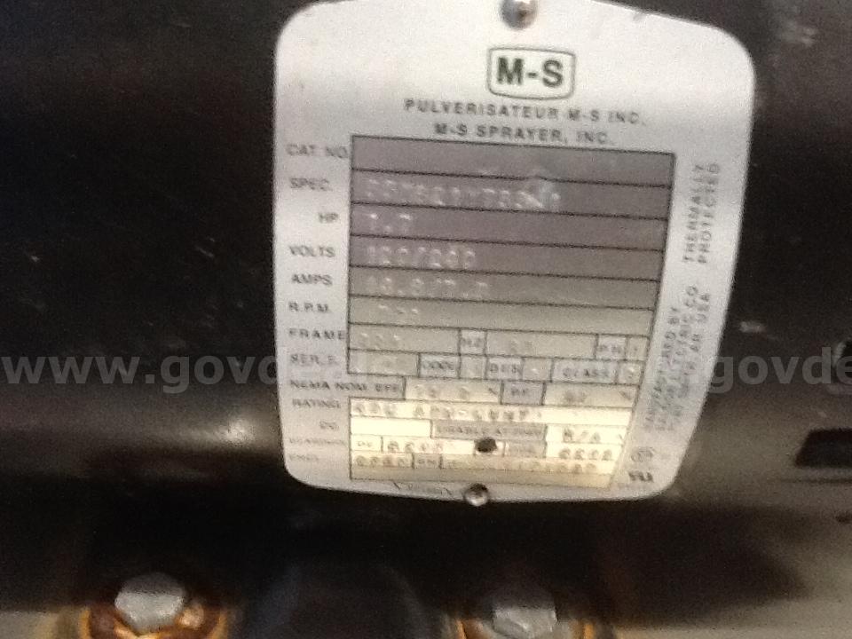 Pressure Washer with Wand Nozzle Attachment, TYCO HT-1500-SS, Delta Hydro TYCO 1500 Government Surplus Auction - Photo #5