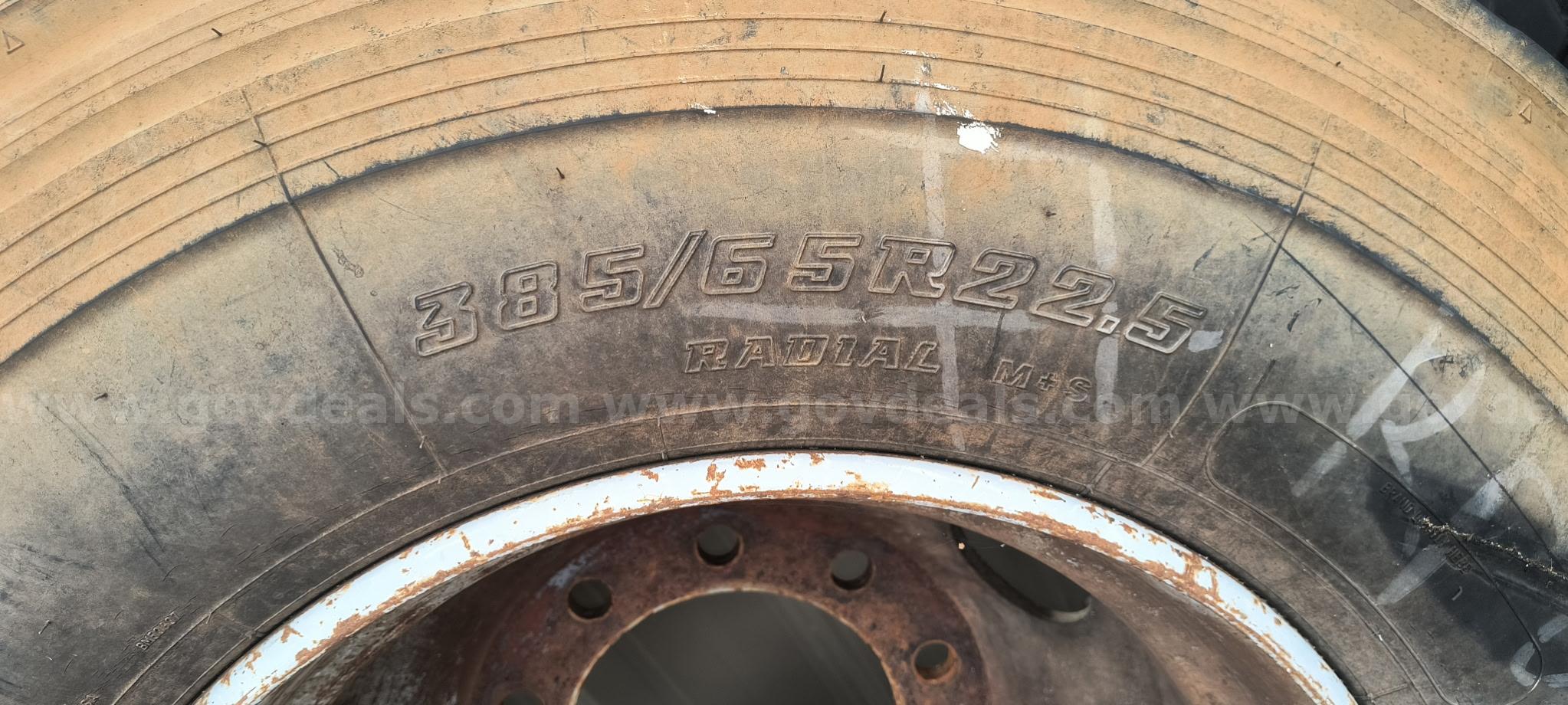 Lot of (2) Farm Tires and Rims   Government Surplus Auction - Photo #2