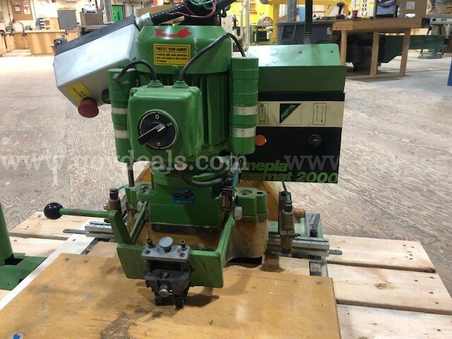 Mepla Mat Hinge Boring Machine - Used for cabinet hinge boring and hardware installation.  2000 Government Surplus Auction - Primary Photo