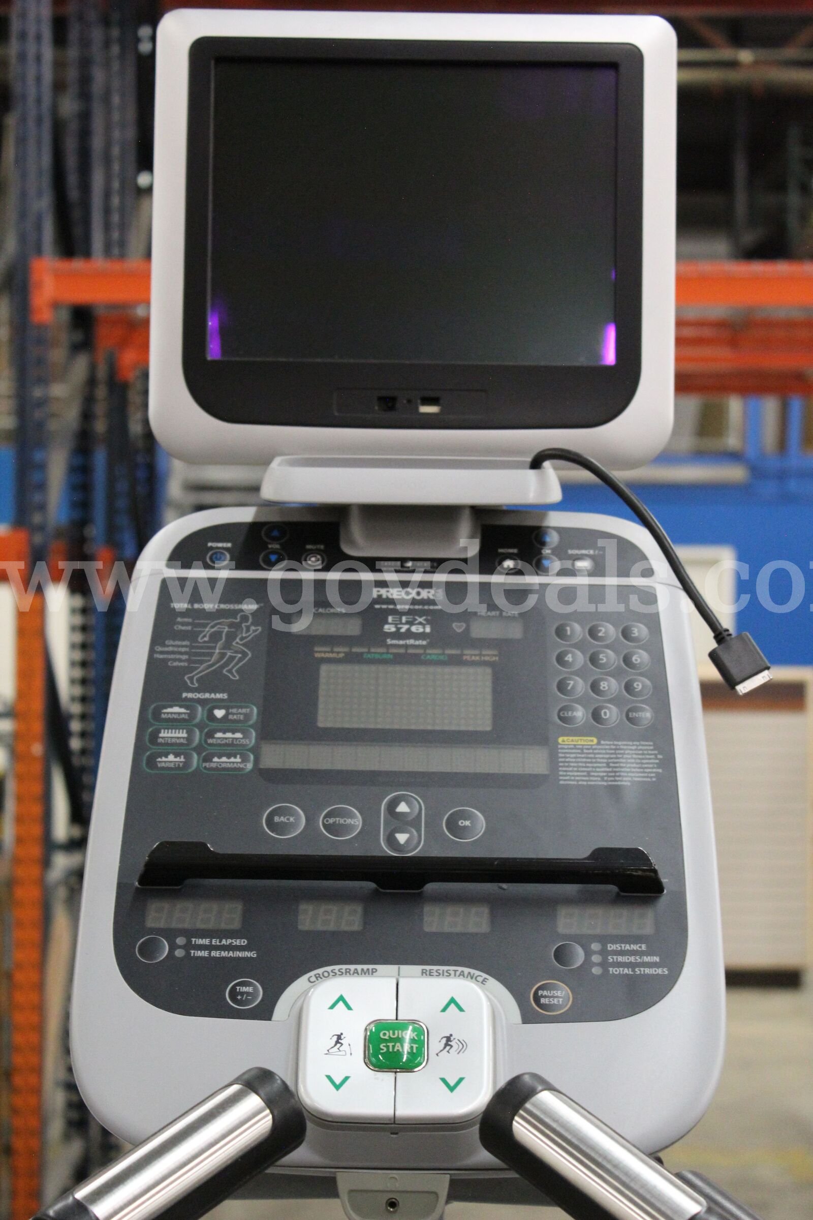 Precor EFX 576i Elliptical  576i Government Surplus Auction - Photo #5