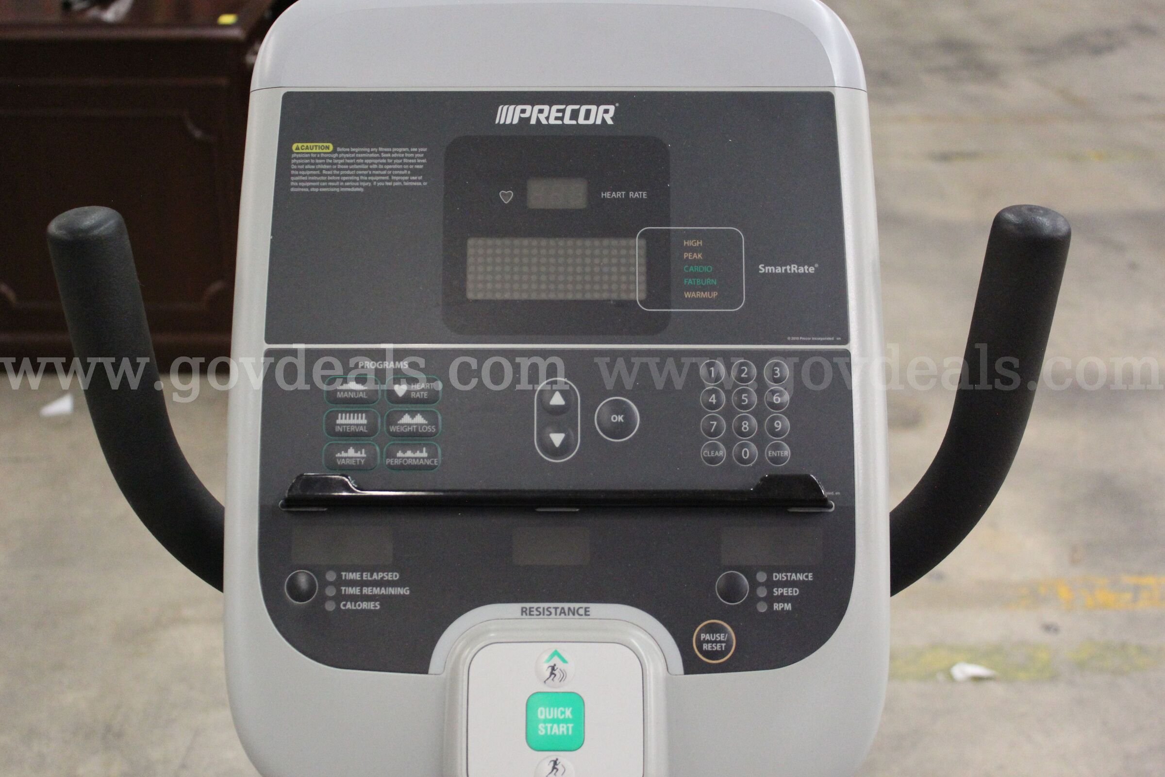 Precor RBK 885  885 Government Surplus Auction - Photo #5