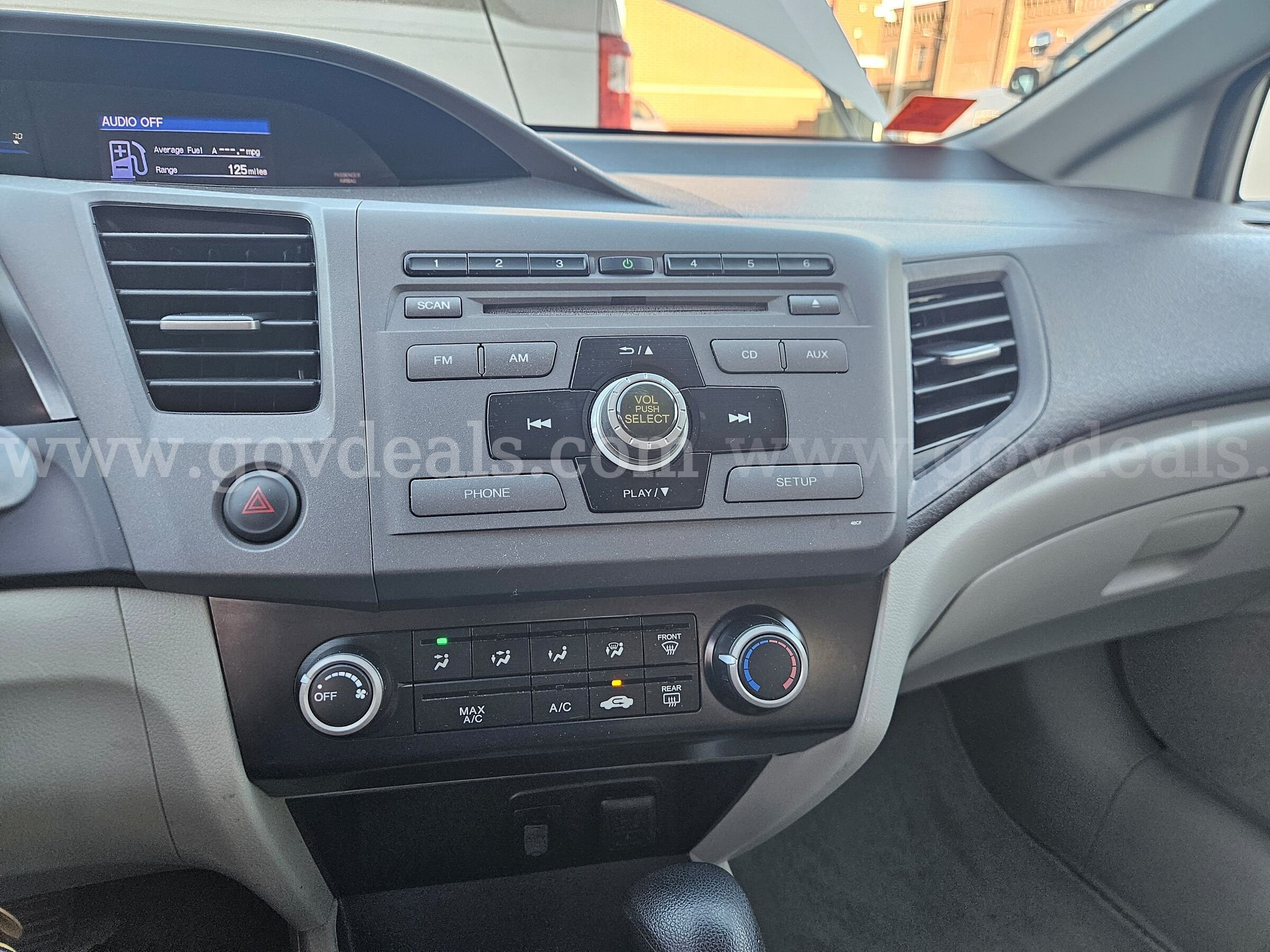 2012 Honda Civic Honda Civic Government Surplus Auction - Photo #2