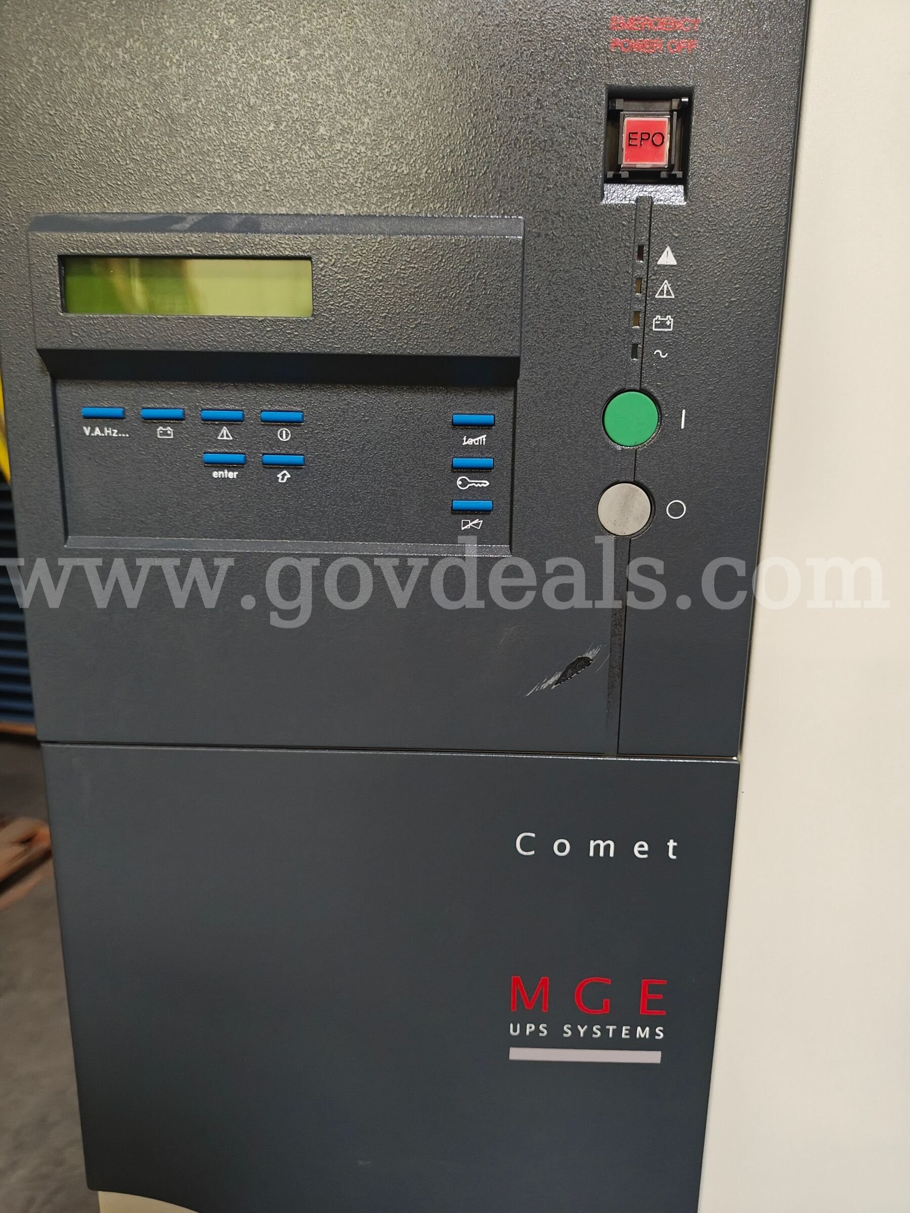MGE Comet 65 kVA Uninterruptible Power Supply unit MGE UPS Systems Comet 72-160800-44 65 Government Surplus Auction - Photo #2