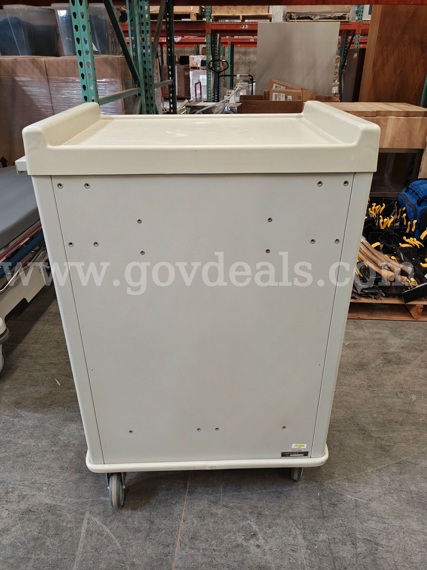 Harloff Standard Line Dual-Column 28-Bin Medication Cart Harloff Standard Line (SL28BIN5-E Government Surplus Auction - Photo #5