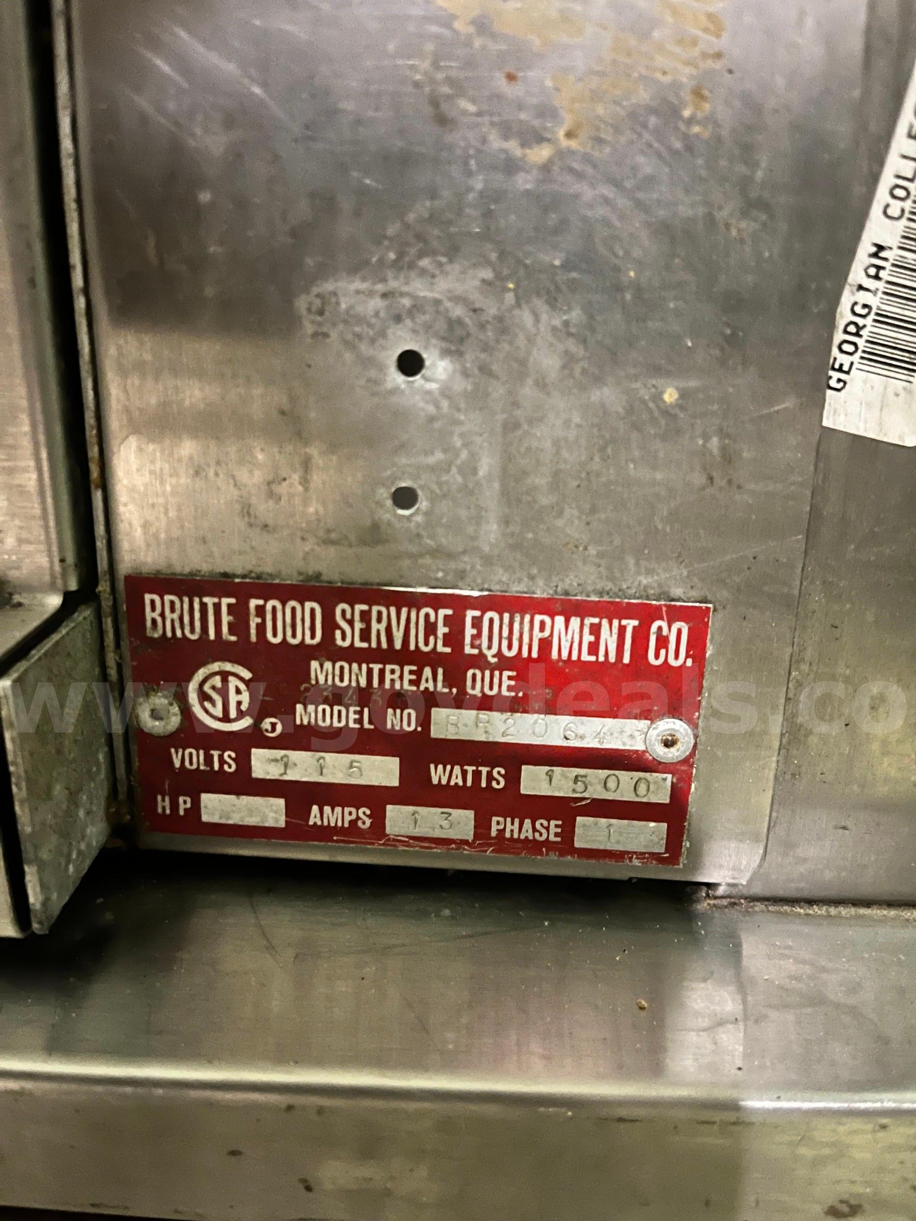 BRUTE Proofer / Transport Cabinet Brute BR2064 Government Surplus Auction - Photo #6