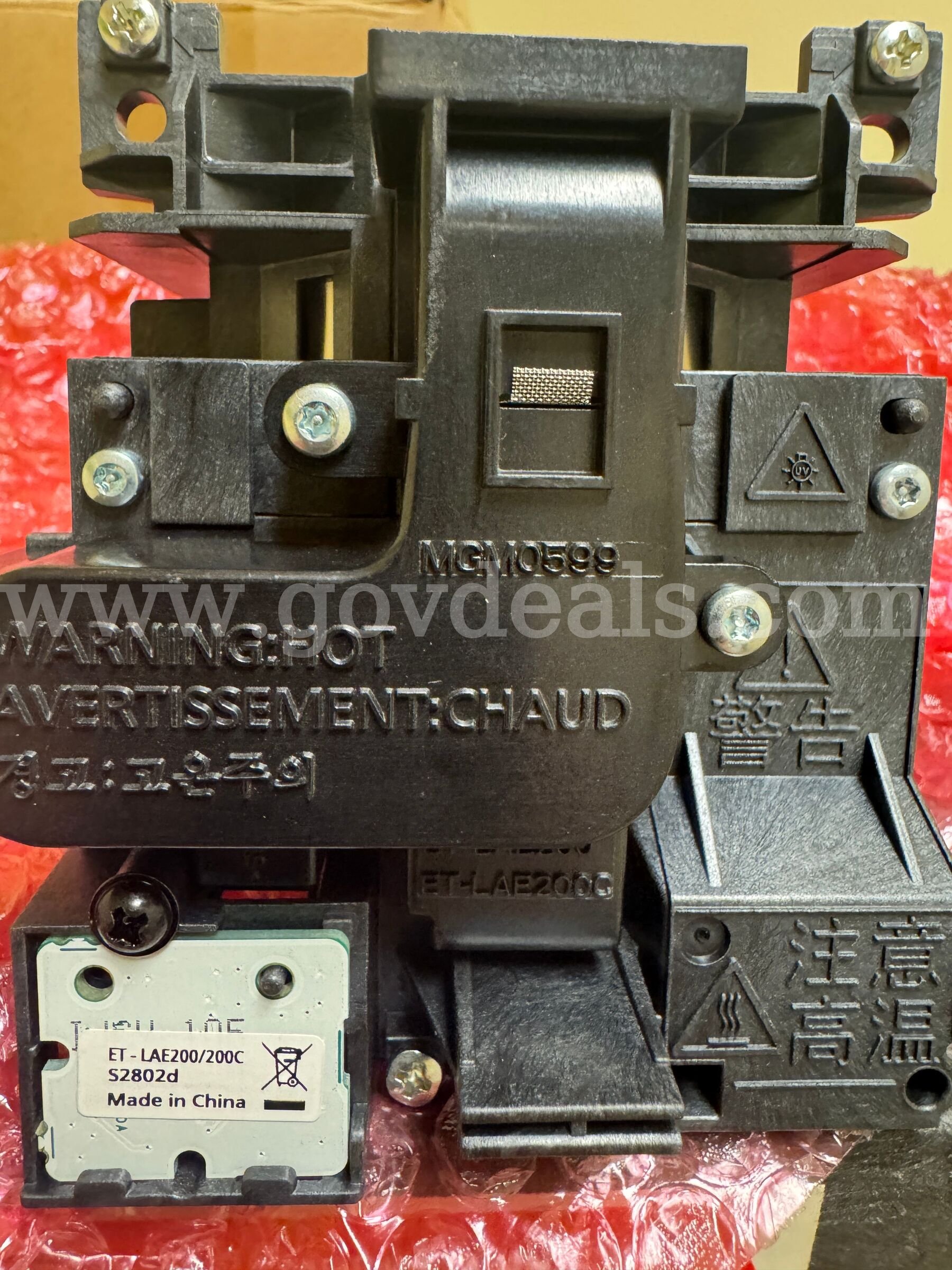 Lot of 40 Panasonic ET-LAE200 Projector Lamp Module (NEW) Panasonic ET-LAE200 Government Surplus Auction - Photo #2
