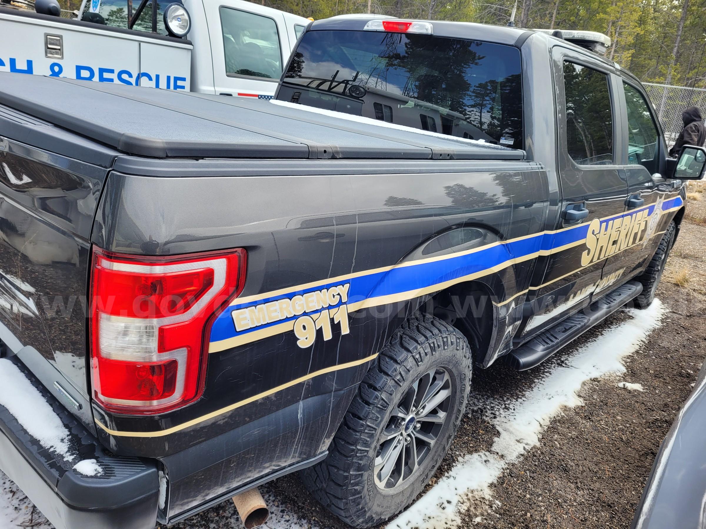 2018 Ford F-150 Crew Cab Police Responder 4WD – 3.5L EcoBoost – Bed Cover – Runs – 65K Miles Ford F-150 Government Surplus Auction - Photo #3