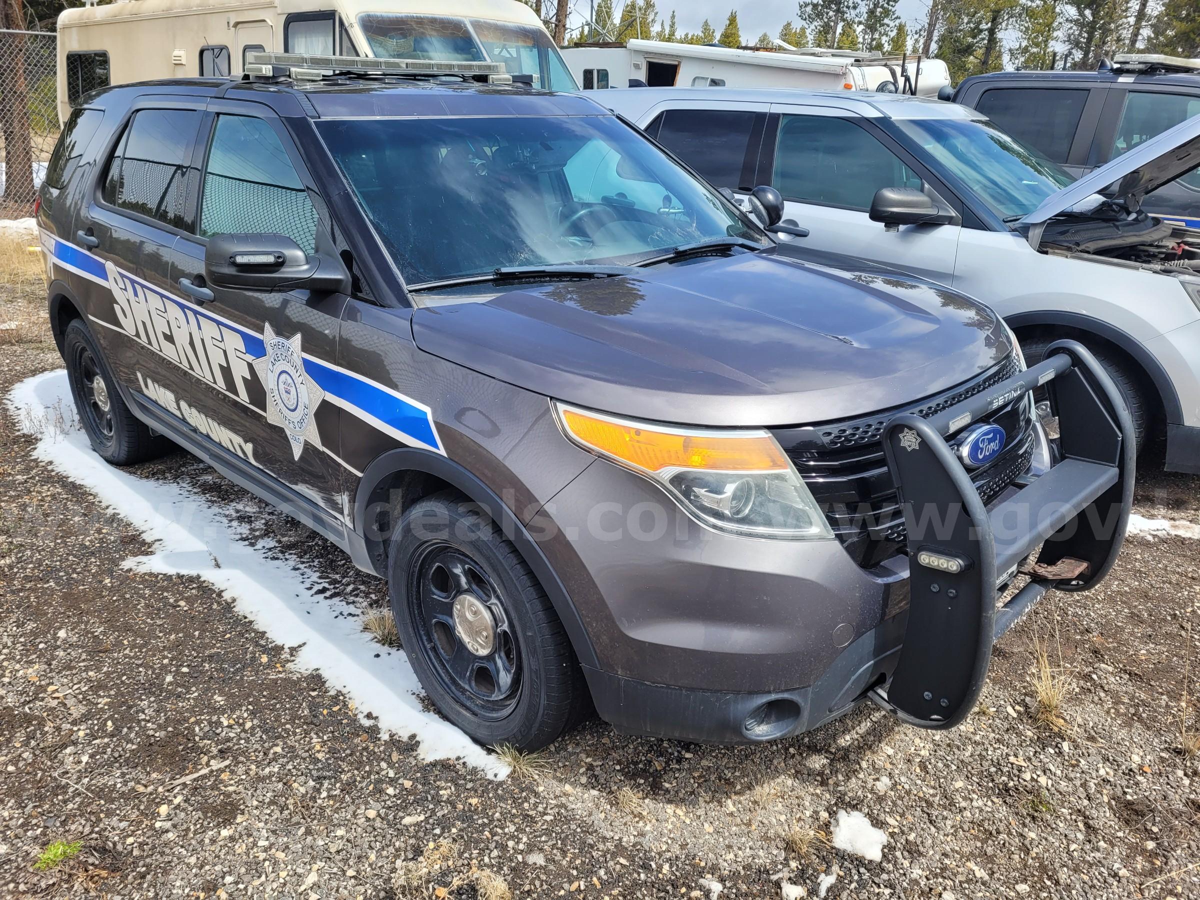 2014 Ford Explorer Police Interceptor 4WD – 3.7L V6 – Runs – 155K Miles