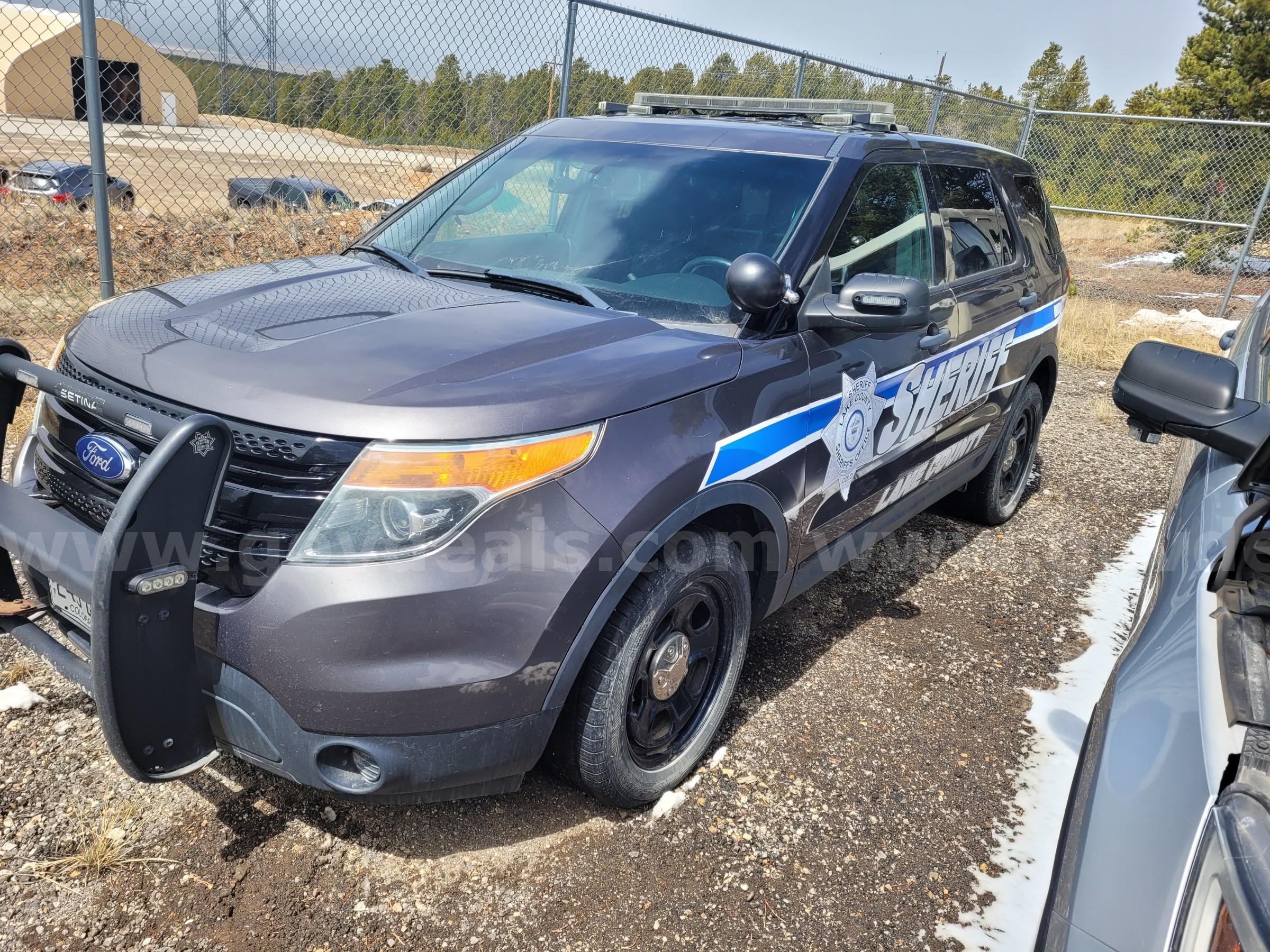 2014 Ford Explorer Police Interceptor 4WD – 3.7L V6 – Runs – 155K Miles Ford Explorer Government Surplus Auction - Photo #4