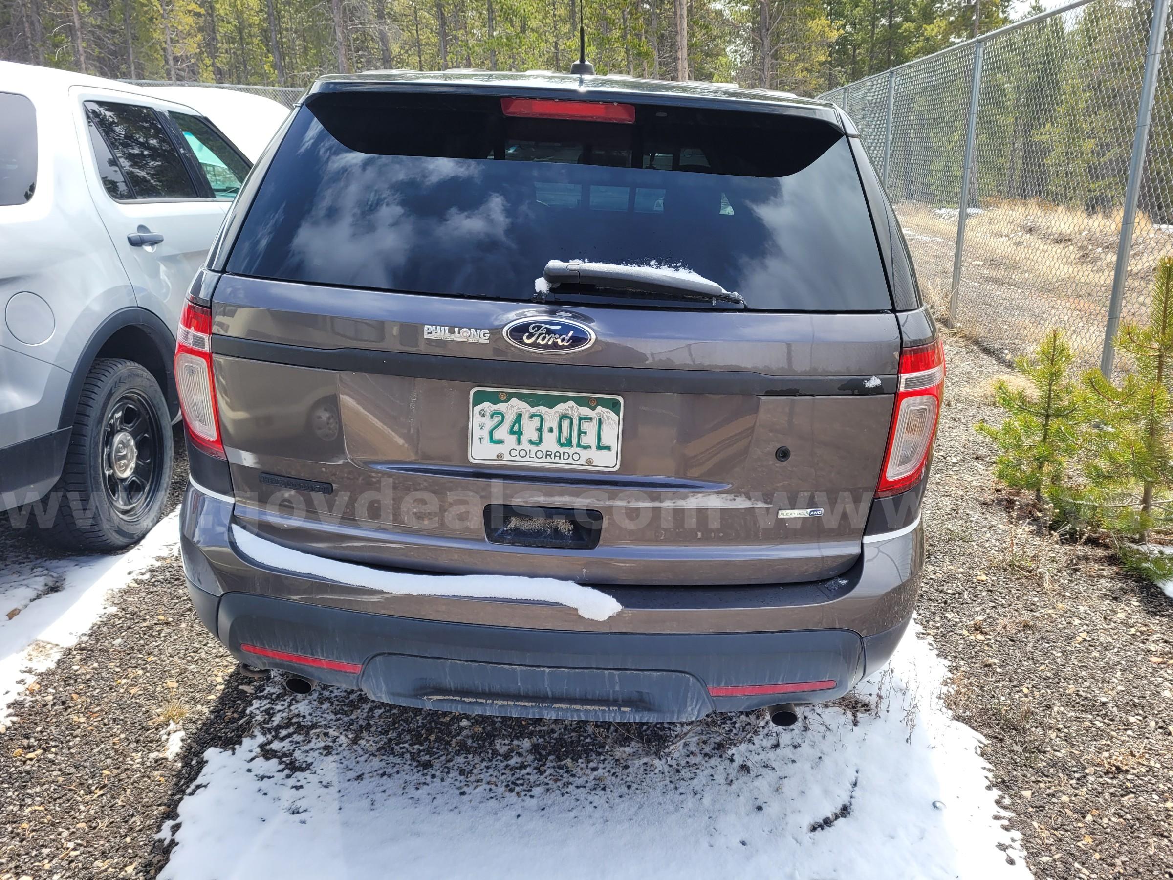 2014 Ford Explorer Police Interceptor 4WD – 3.7L V6 – Runs – 155K Miles Ford Explorer Government Surplus Auction - Photo #6