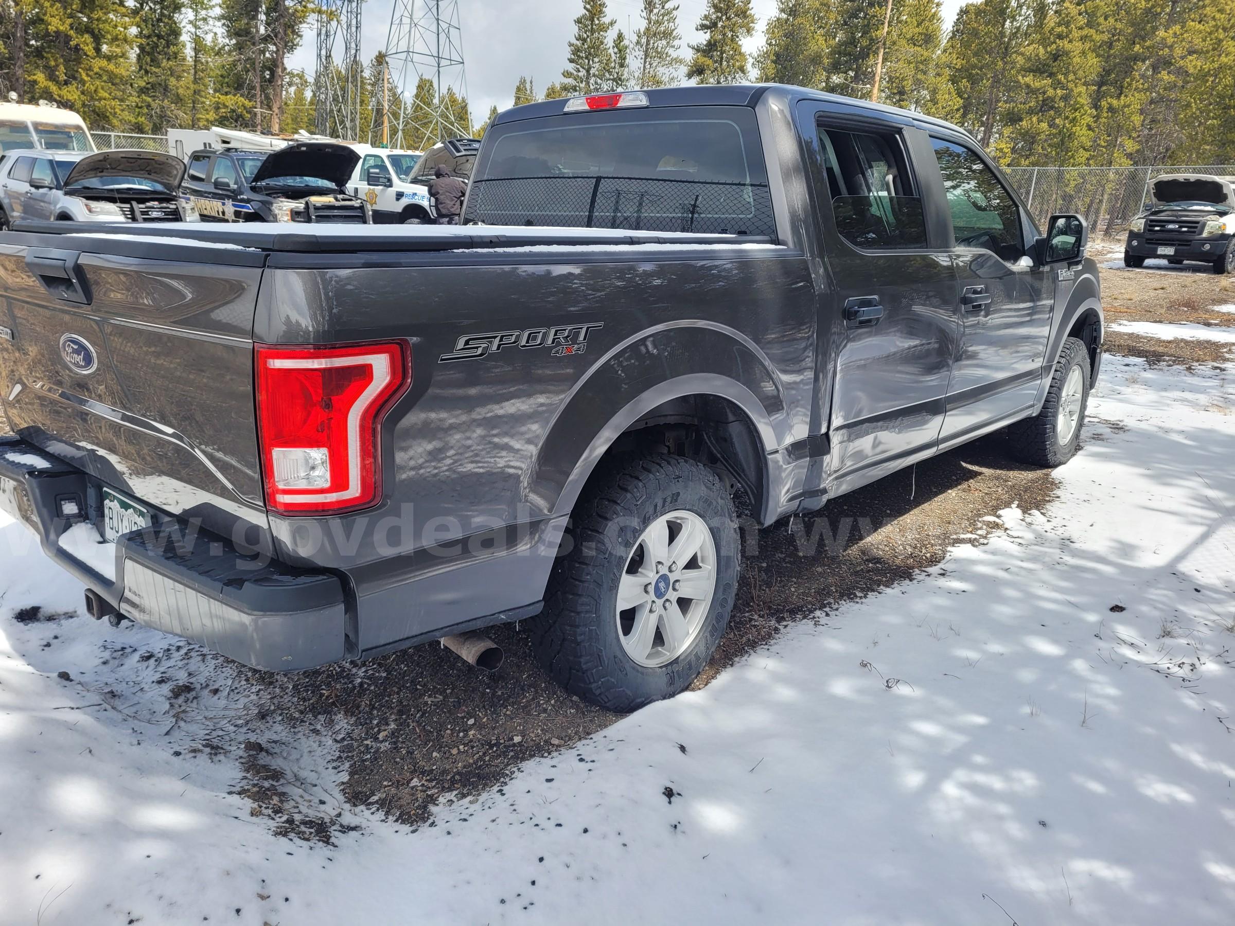 2017 Ford F-150 Crew Cab 4WD – 3.5L EcoBoost – 67K Miles – Runs Ford F-150 Government Surplus Auction - Photo #3