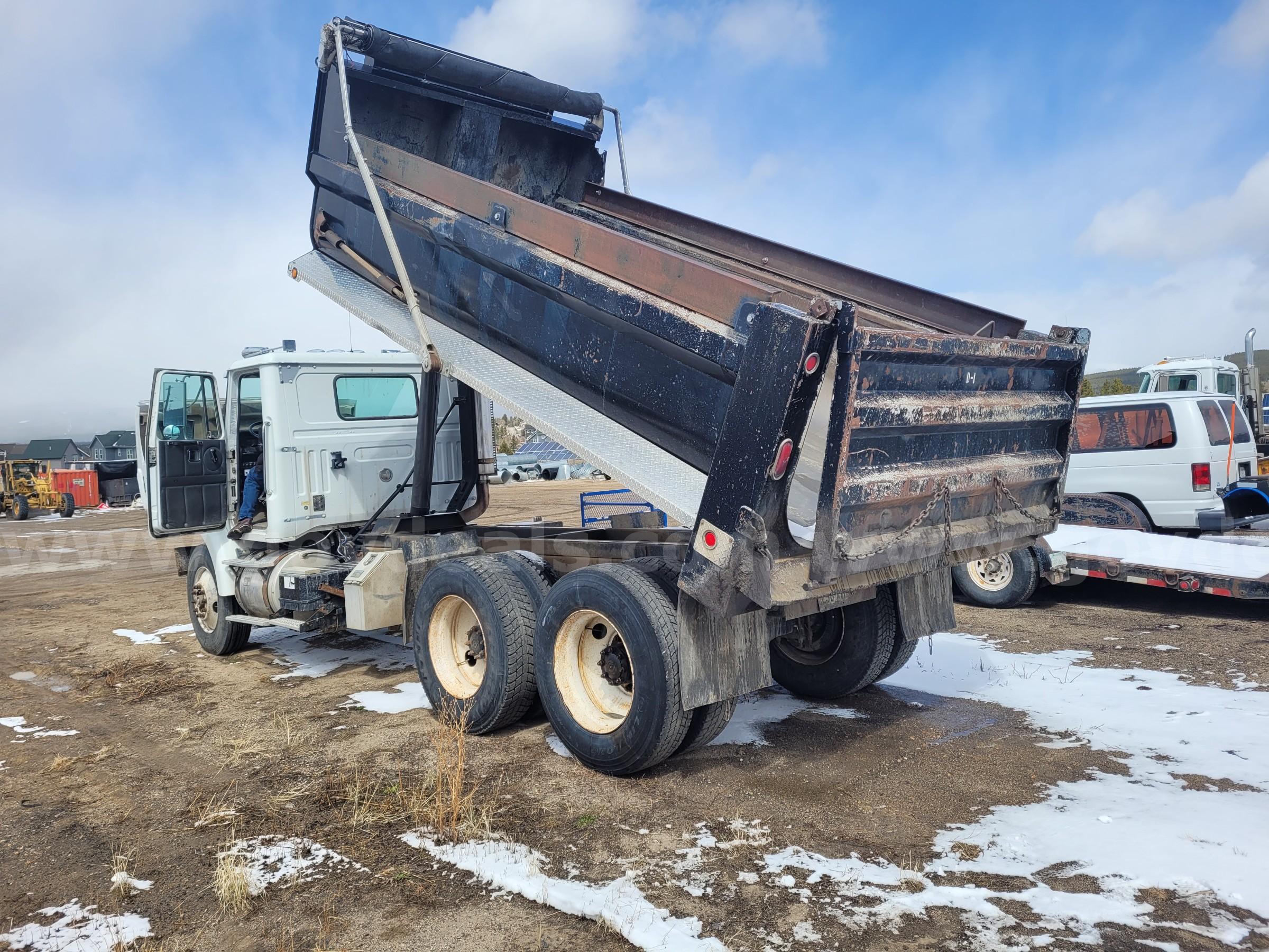1997 Volvo WG Series Tandem Axle Dump Truck –  Diesel (Runs & Operates) Volvo WG Series Government Surplus Auction - Photo #6
