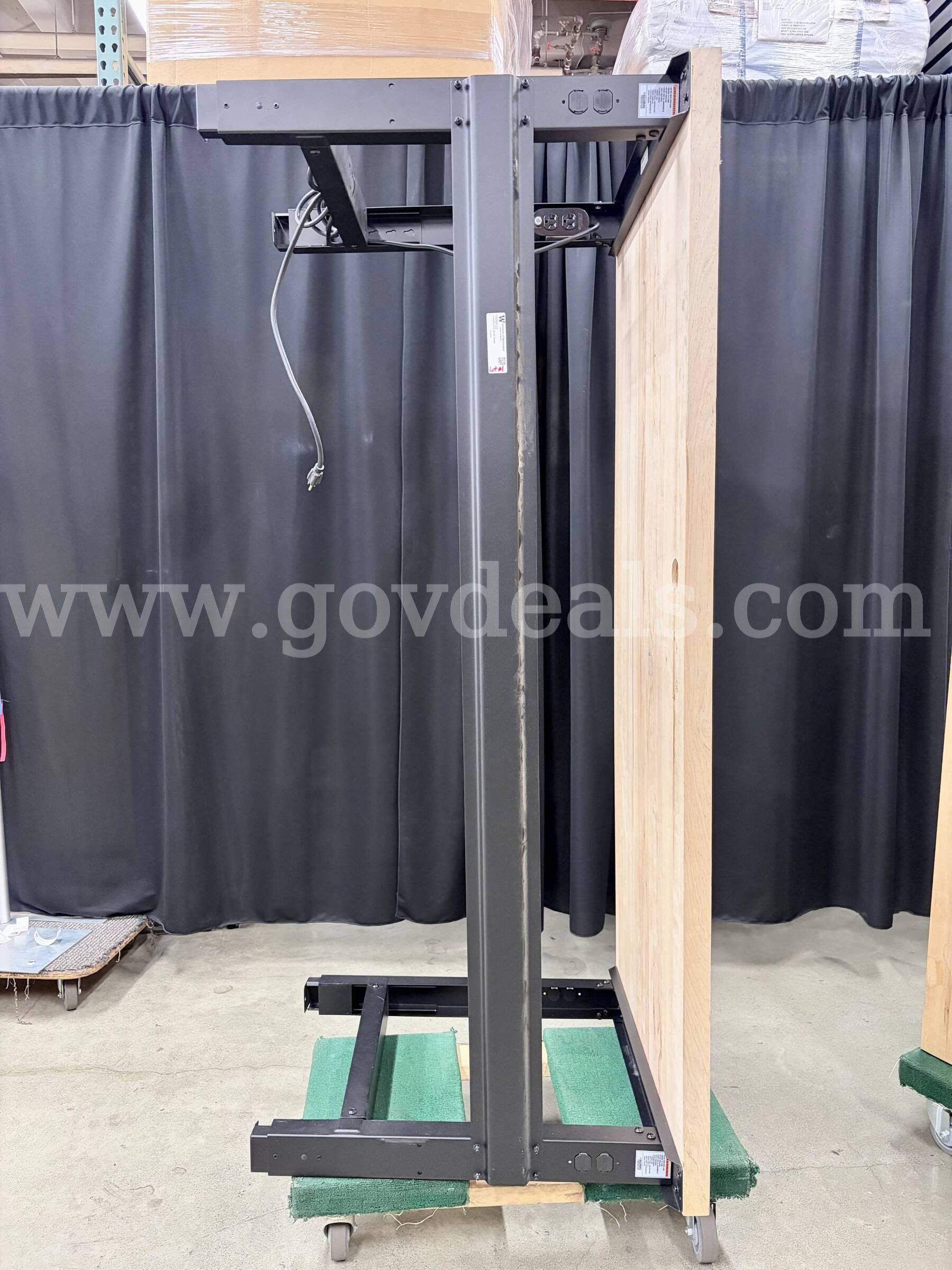 Lot of 2 6' Butcher Block Workbenches: Global Industrial (430-9) Global Industrial 430 Government Surplus Auction - Photo #5