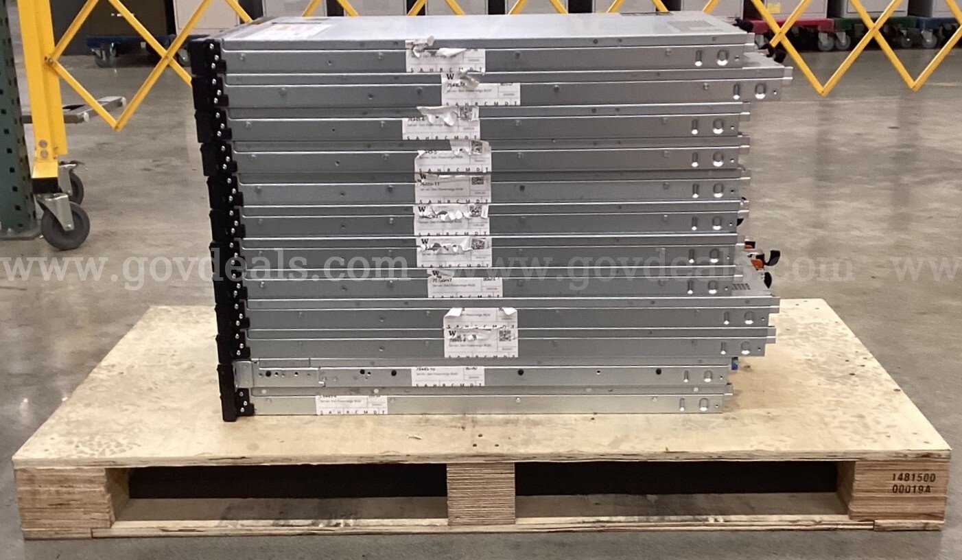 Lot of 12 Servers: Dell PowerEdge R630 & R640 (Hard Drives Removed) (429-1) Dell R630 Government Surplus Auction - Photo #2