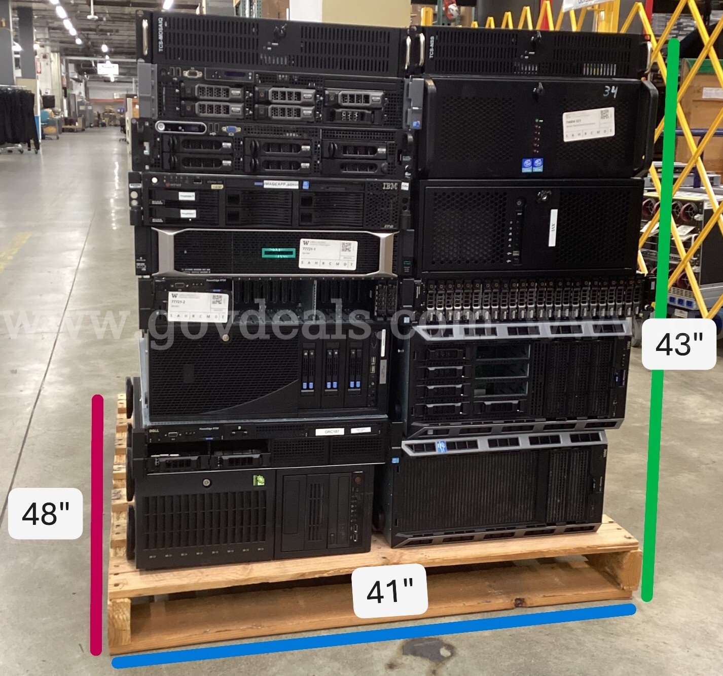 Lot of 19 Servers and Storage Arrays (Hard Drives Removed) (429-3)  429 Government Surplus Auction - Photo #3