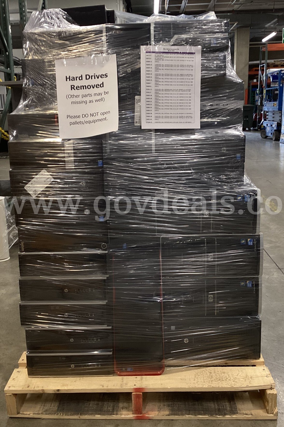 Lot of 79 Computers: Misc. iSeries (Hard Drives Removed) (429-4)